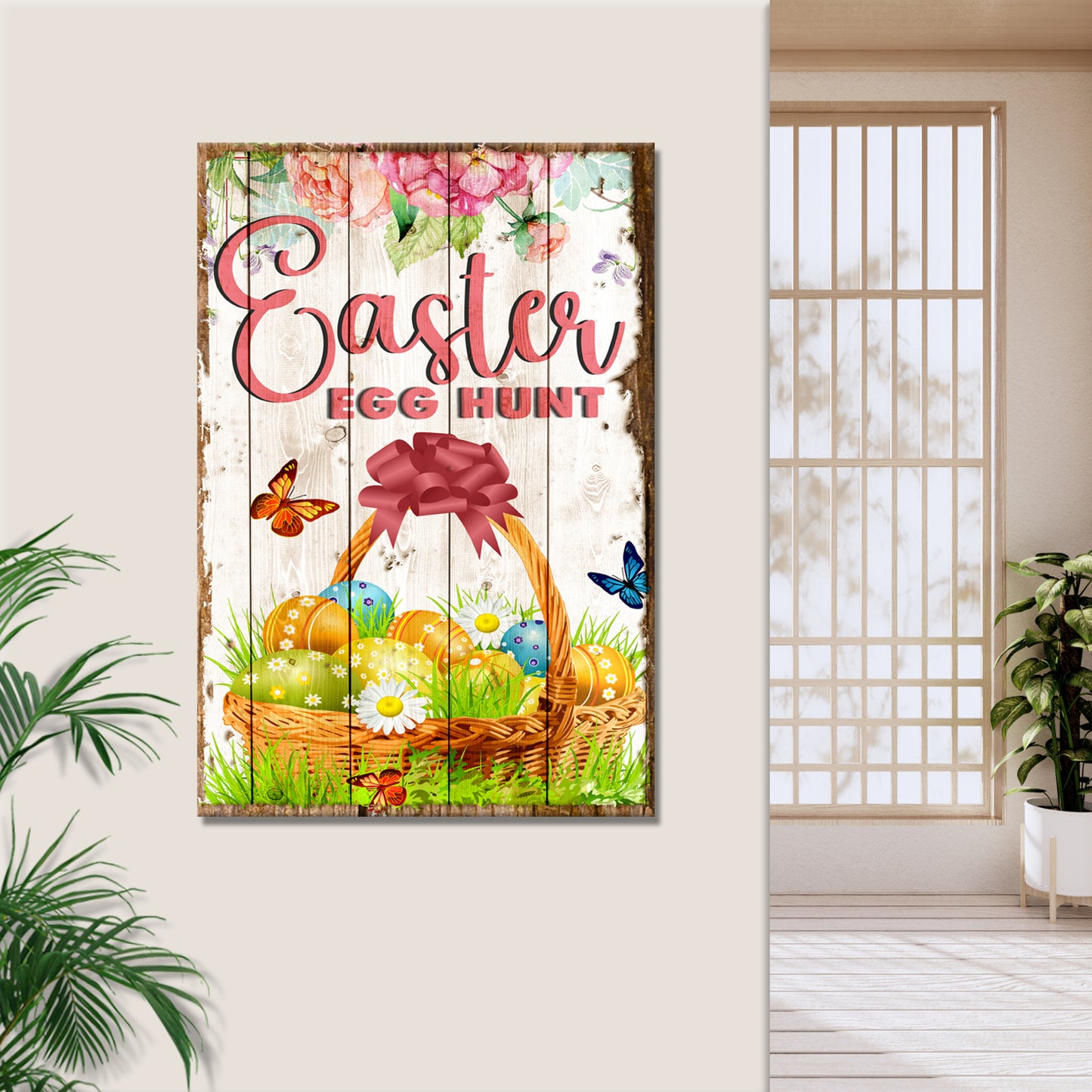 Easter Egg Hunt Sign Style 1 - Image by Tailored Canvases