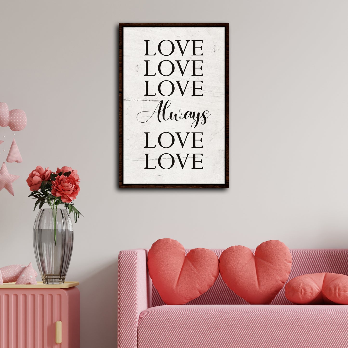 Valentine Love Always Sign - Image by Tailored Canvases