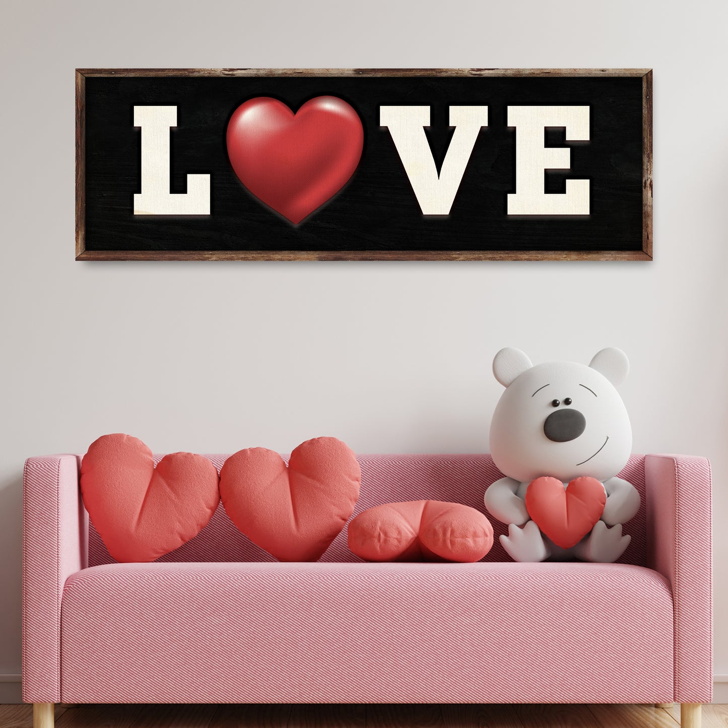Valentine's Day LOVE Sign - Image by Tailored Canvases