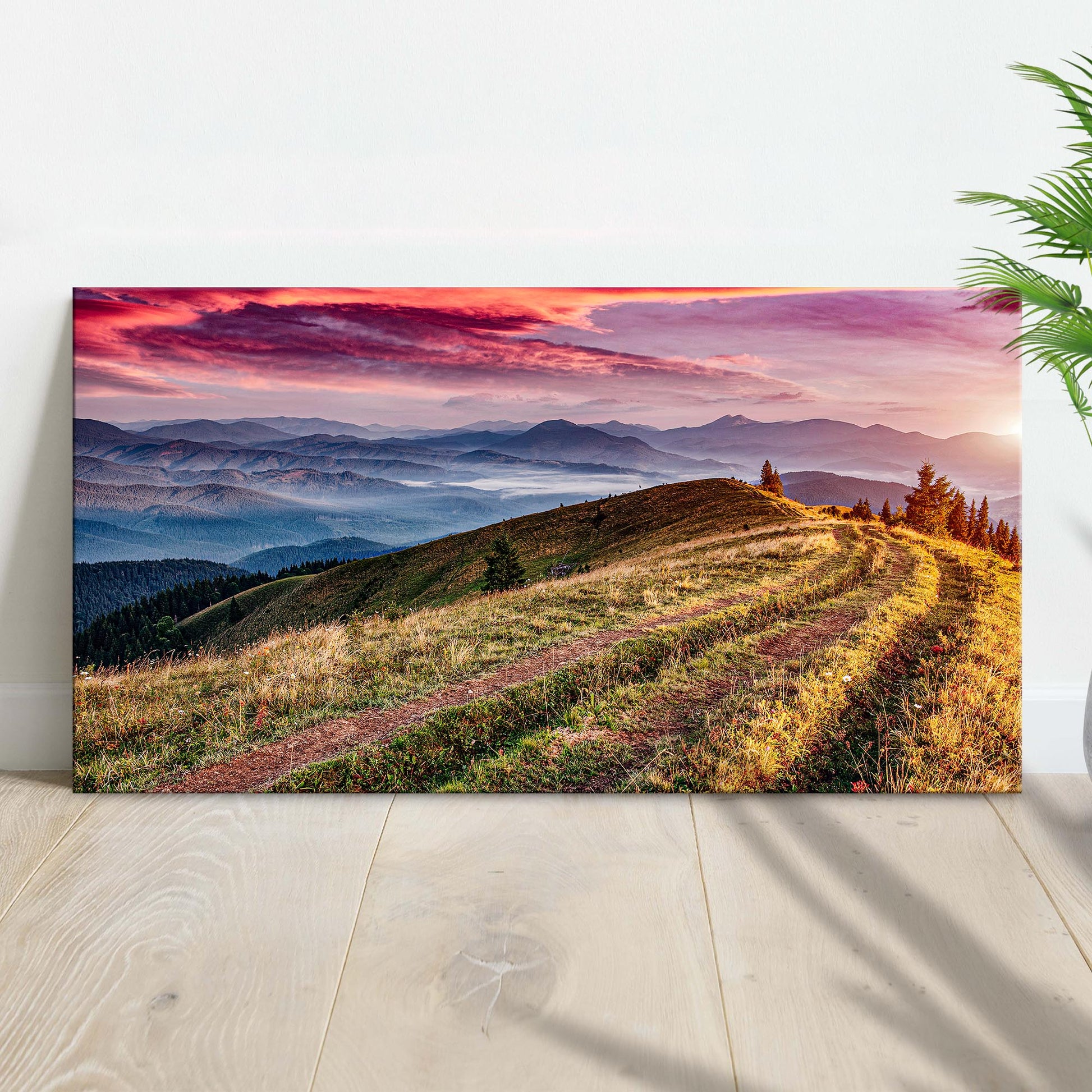 Highlands At Sunset Canvas Wall Art - Image by Tailored Canvases