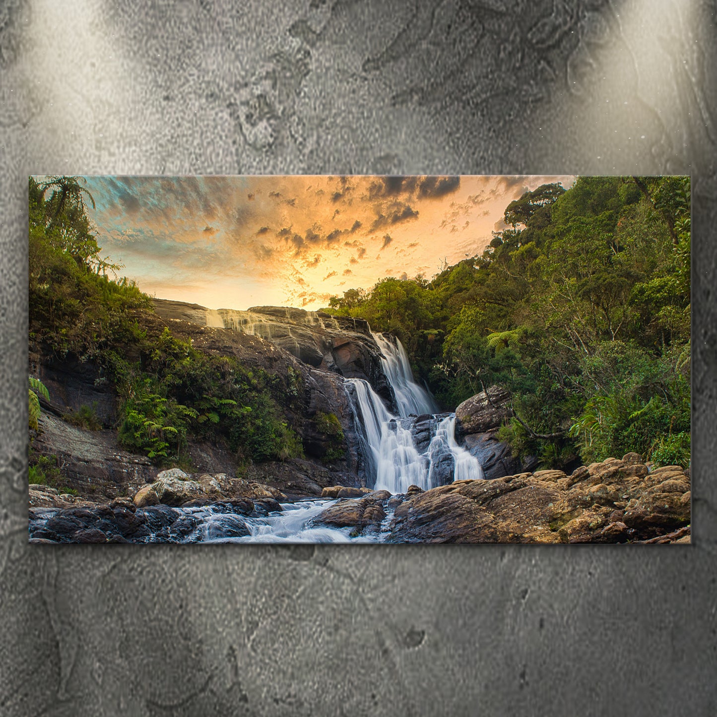 Sunset Nature Wilderness Canvas Wall Art Style 1 - Image by Tailored Canvases
