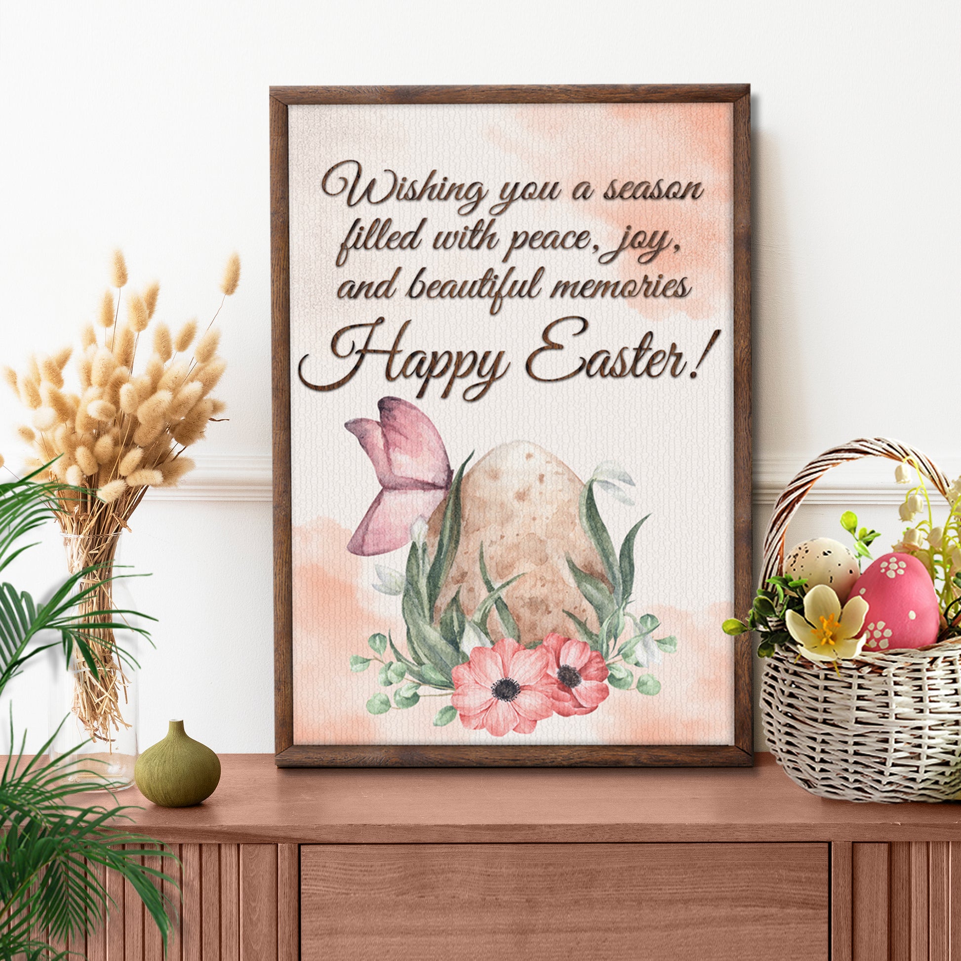 Easter Wishes Sign - Image by Tailored Canvases