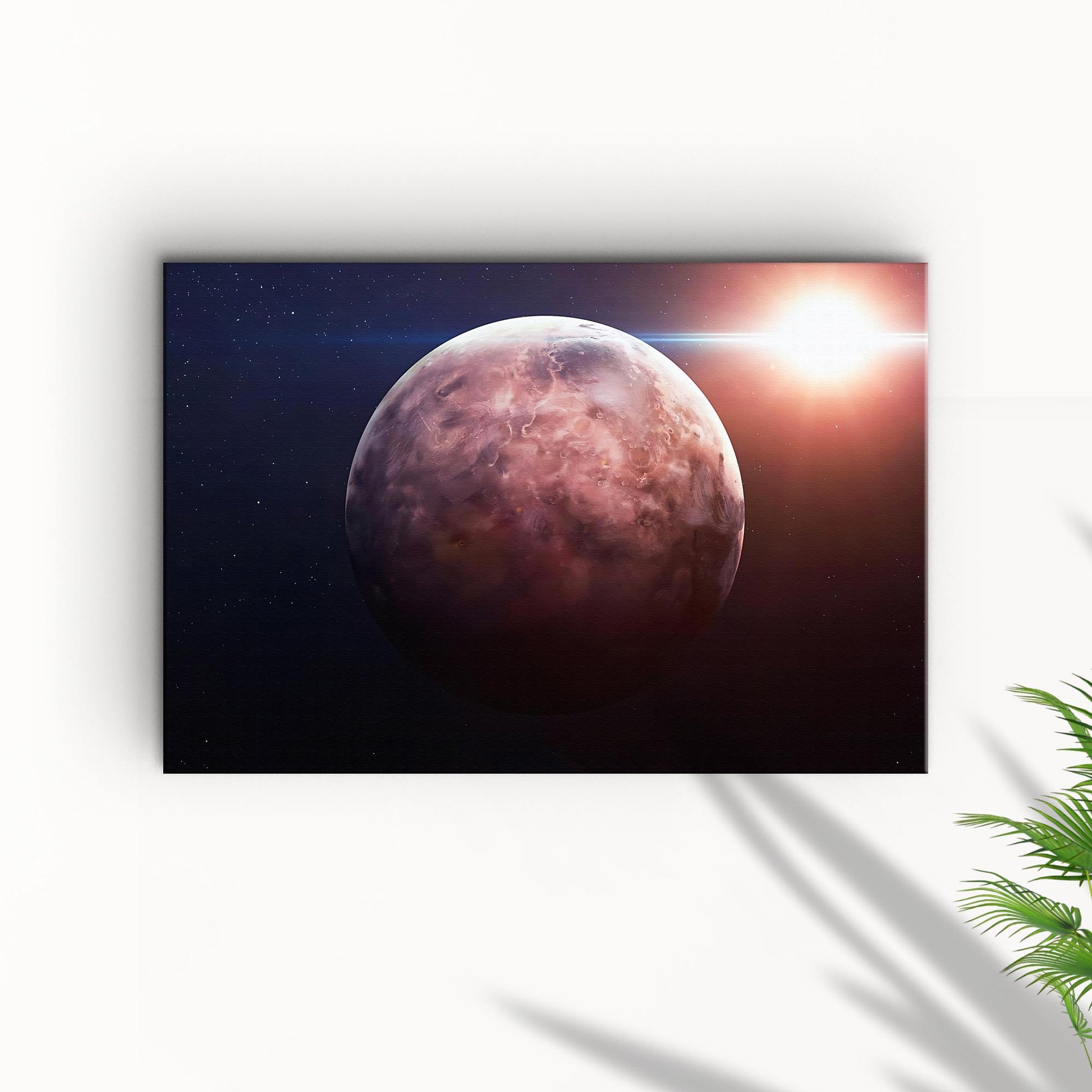 Planet Mercury Solar Flare Canvas Wall Art Style 1 - Image by Tailored Canvases