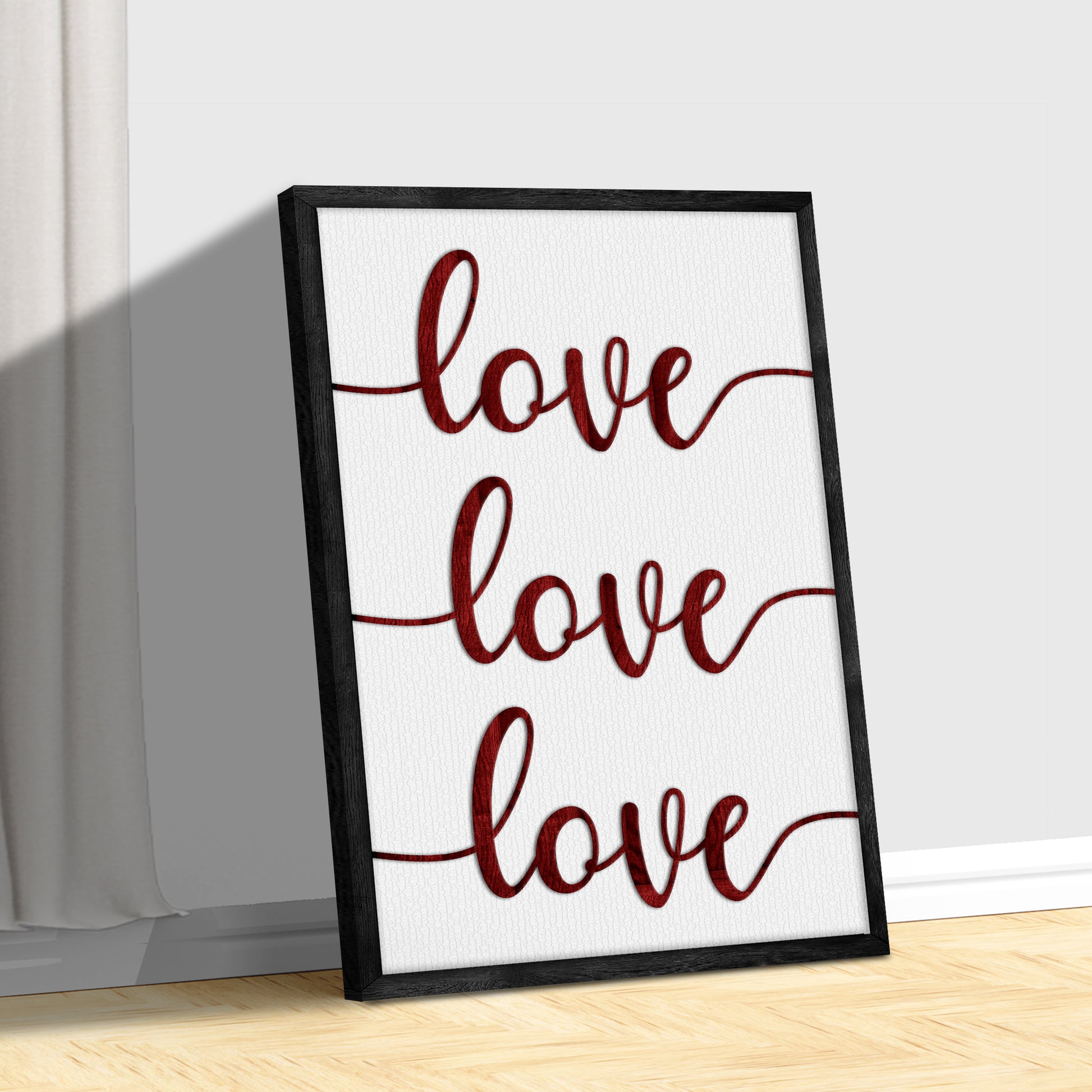 Valentine Sweet Love Letters Sign Style 2 - Image by Tailored Canvases