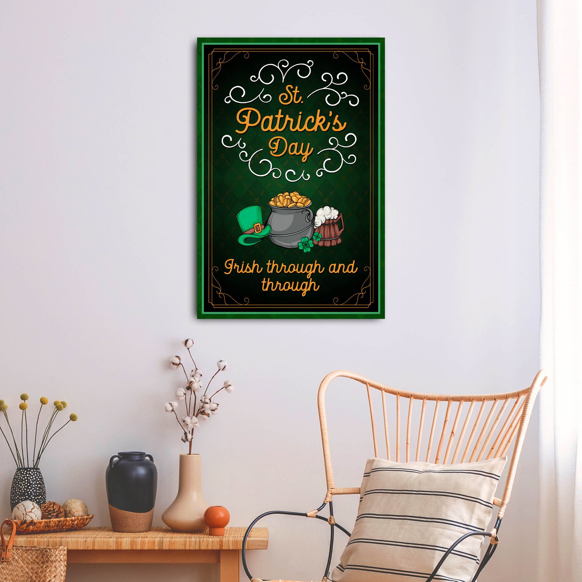 Irish Through And Through Sign - Image by Tailored Canvases