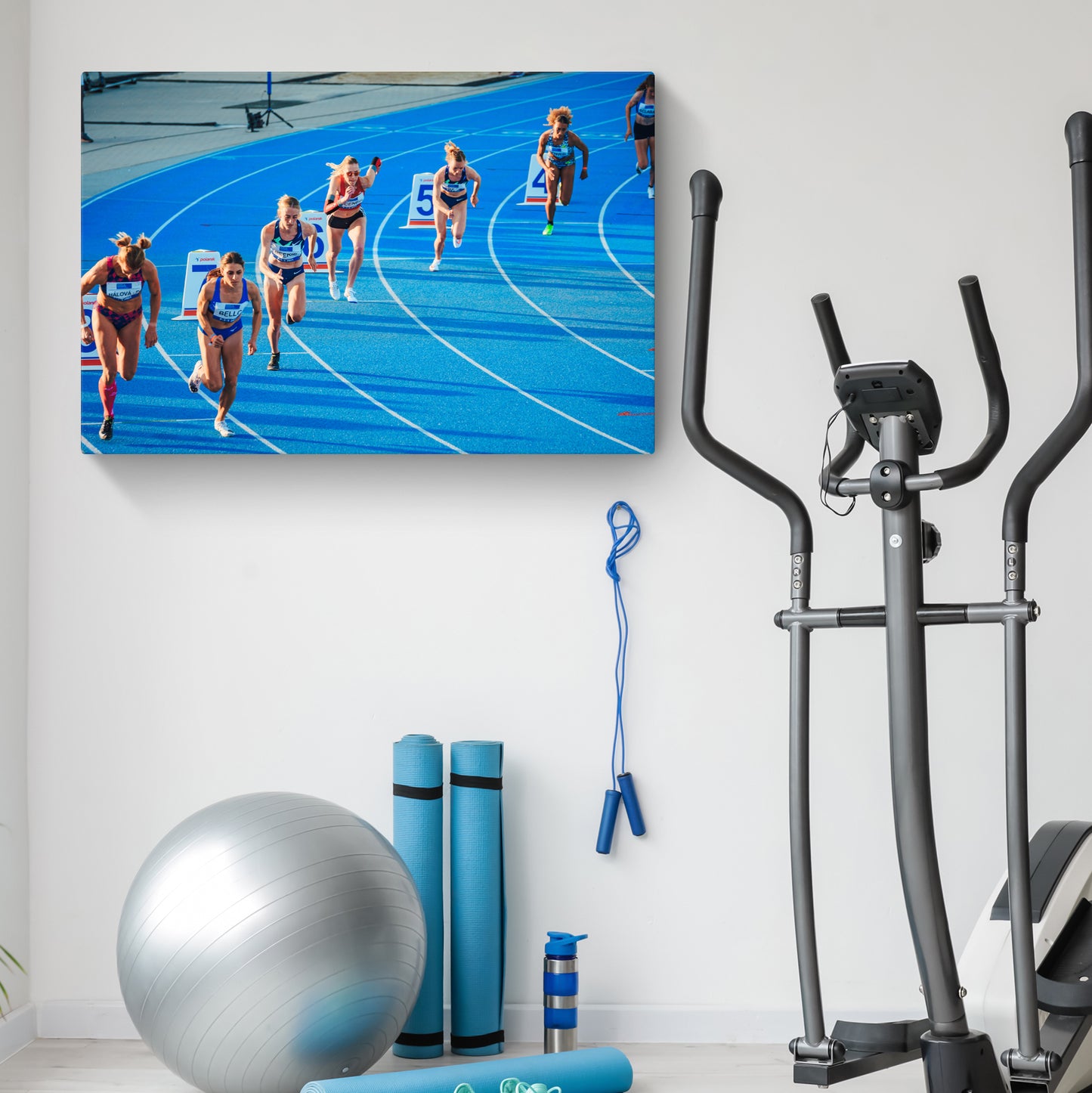 Track and Field Canvas Wall Art Style 2 - Image by Tailored Canvases