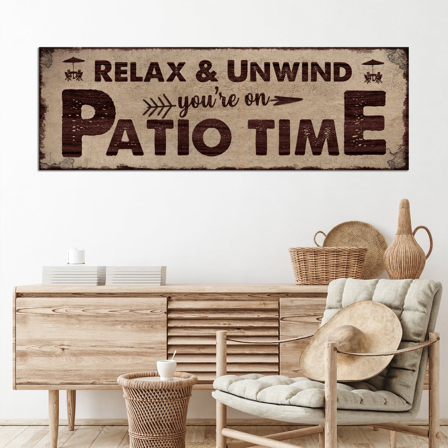 Patio Time Sign - Image by Tailored Canvases