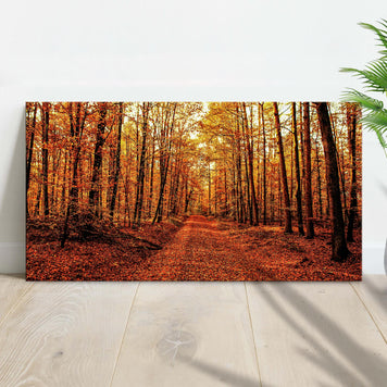 Autumn Tree Forest Canvas Wall Art