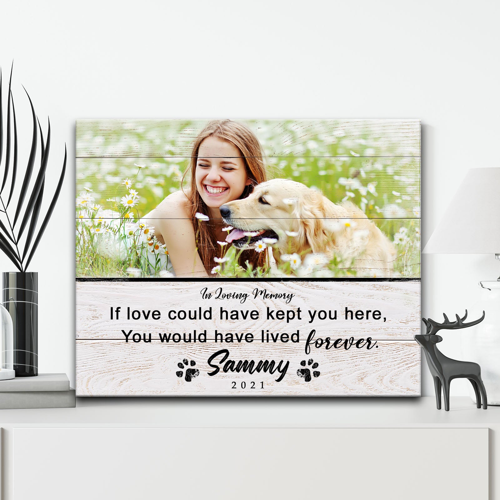 Pet Memorial III Sign Style 1 - Image by Tailored Canvases