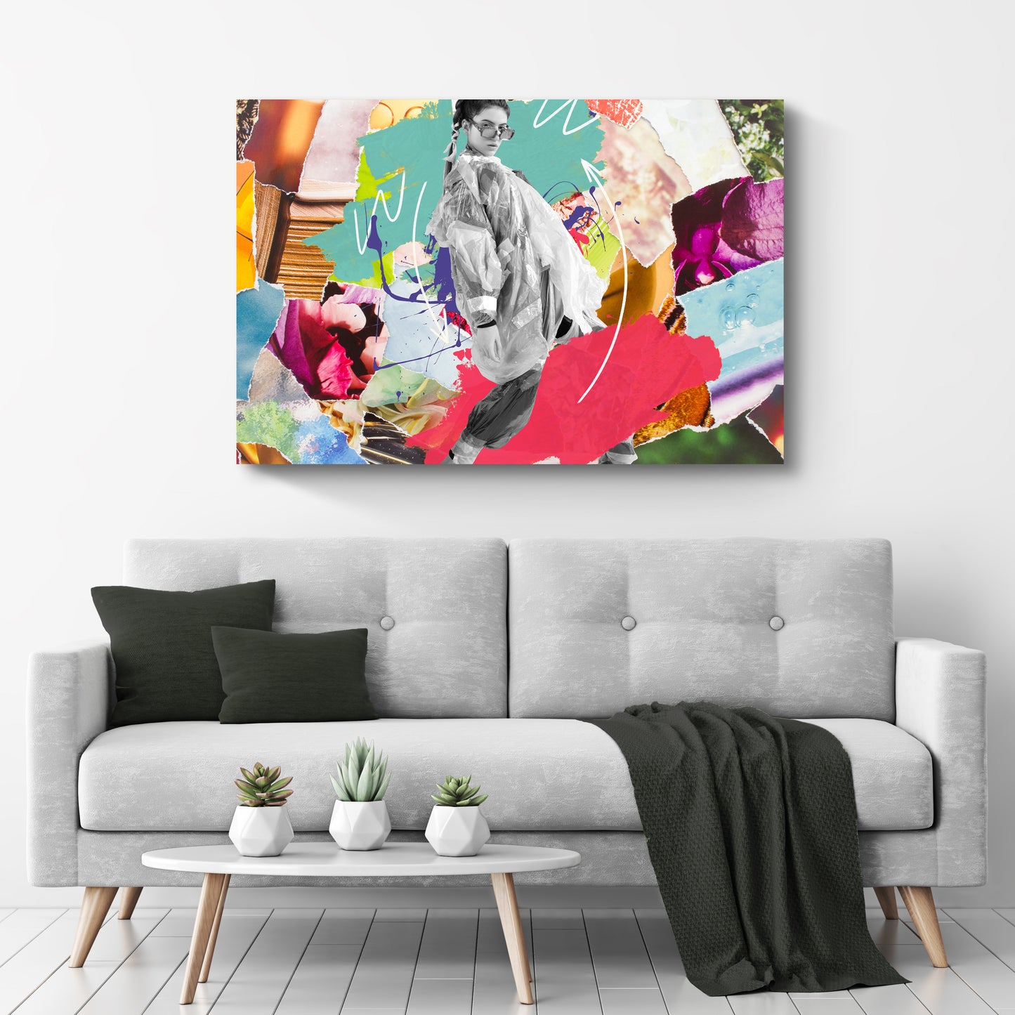 Decor Elements Magazine Fashion Cinema Canvas Wall Art - Image by Tailored Canvases