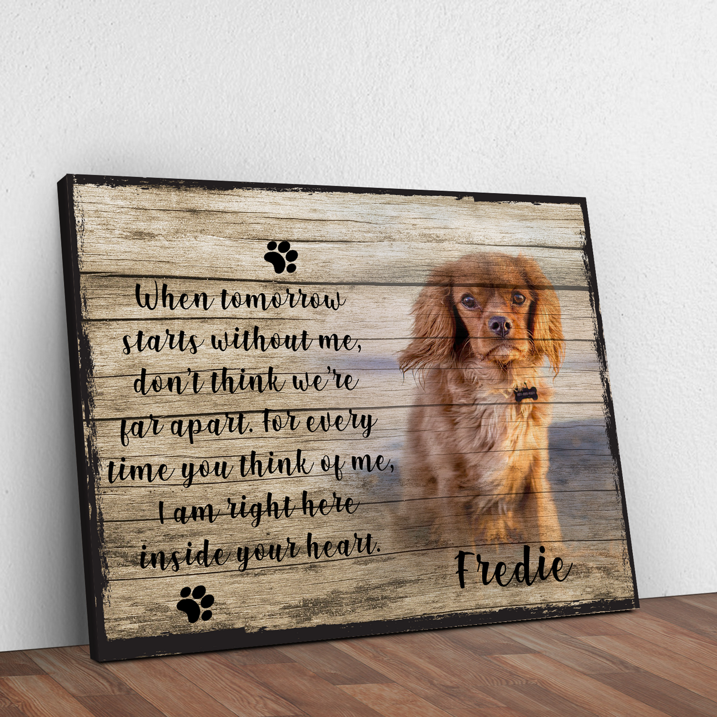 Pet Memorial Sign II Style 1 - Image by Tailored Canvases