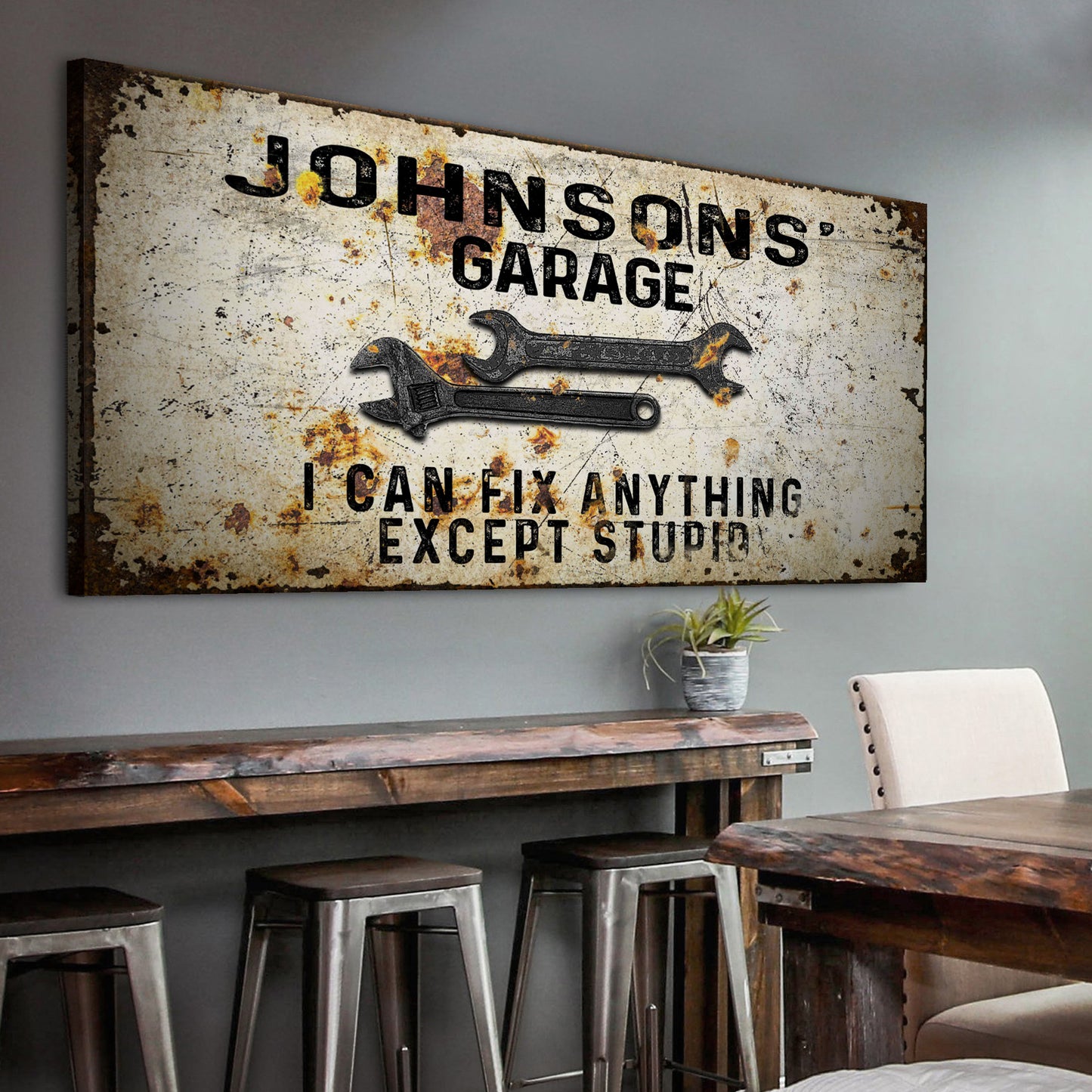 Garage Sign I Style 2 - Image by Tailored Canvases