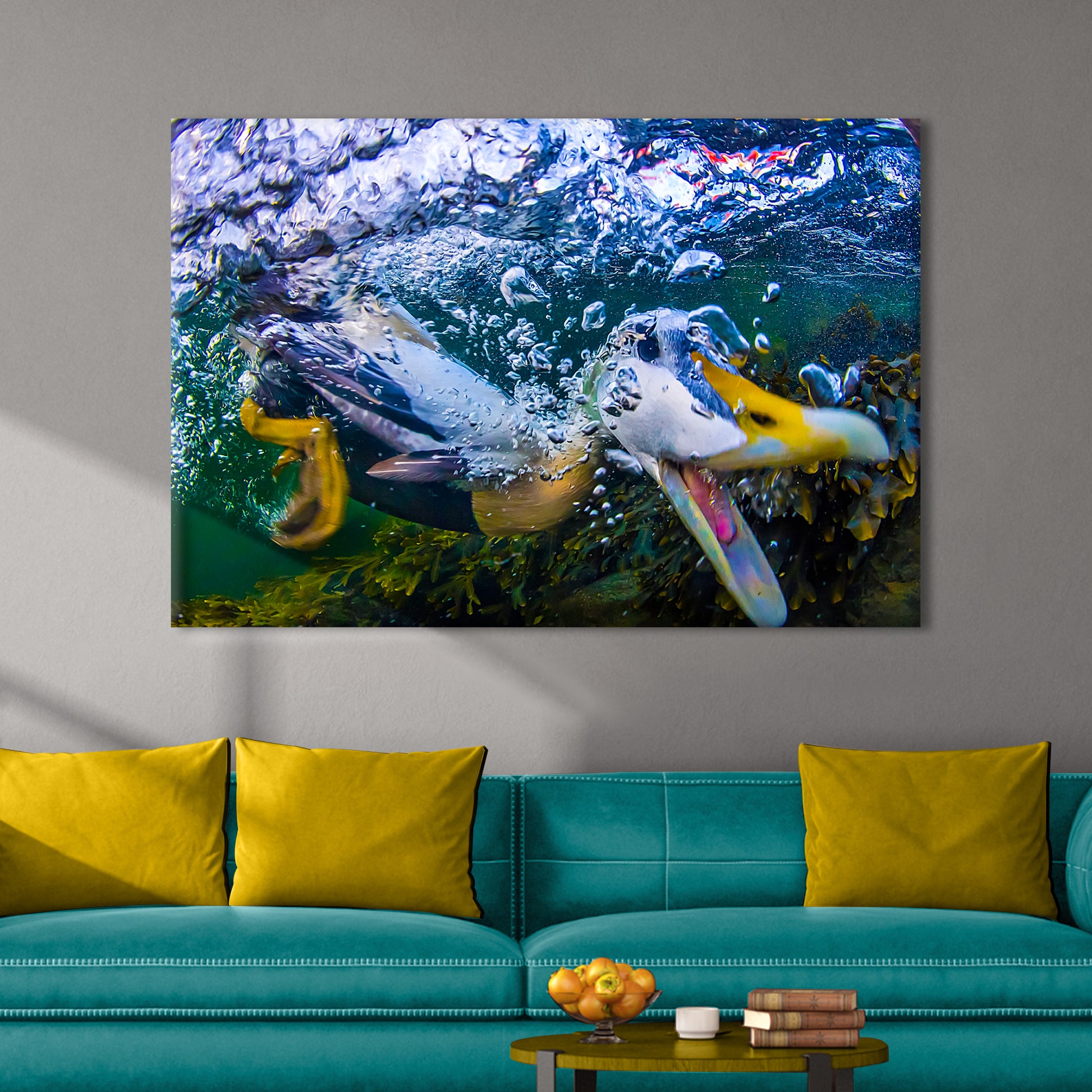 Diving Duck Canvas Wall Art - Image by Tailored Canvases