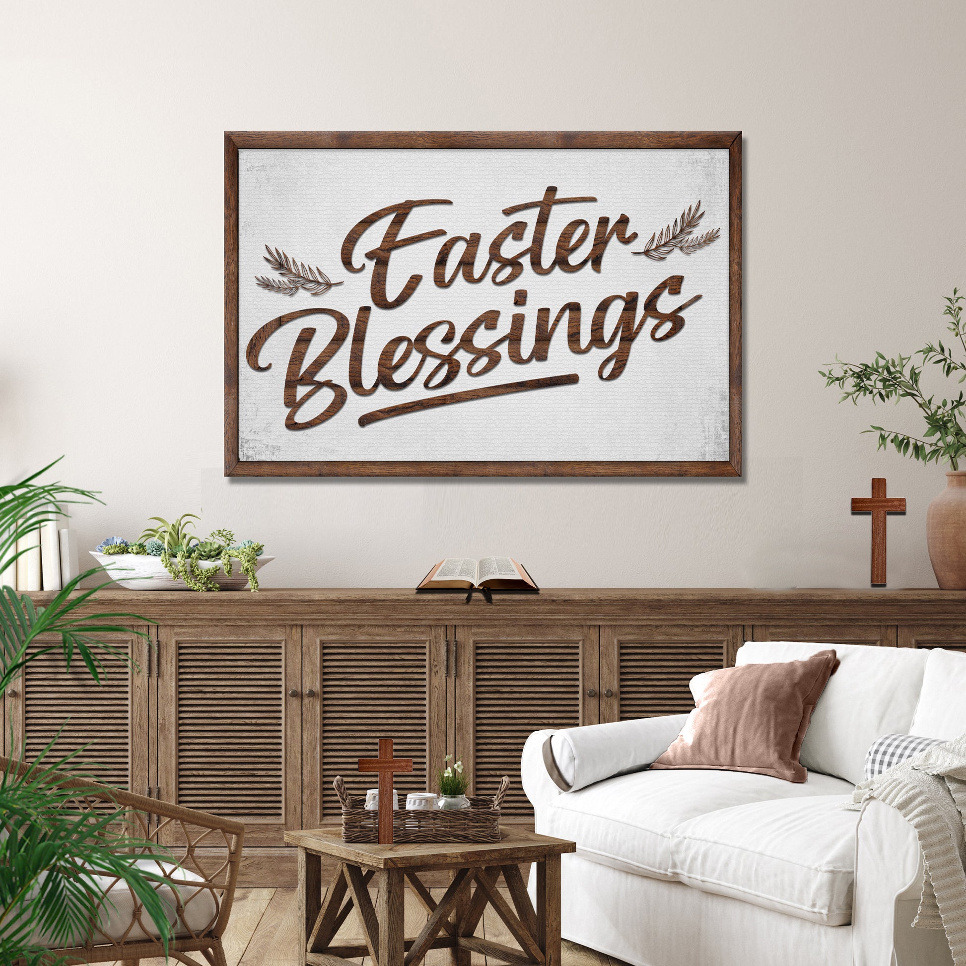 Easter Blessings Sign - Image by Tailored Canvases