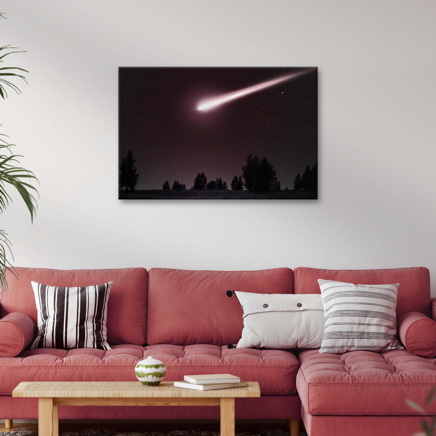 Comet Streak Canvas Wall Art  - Image by Tailored Canvases
