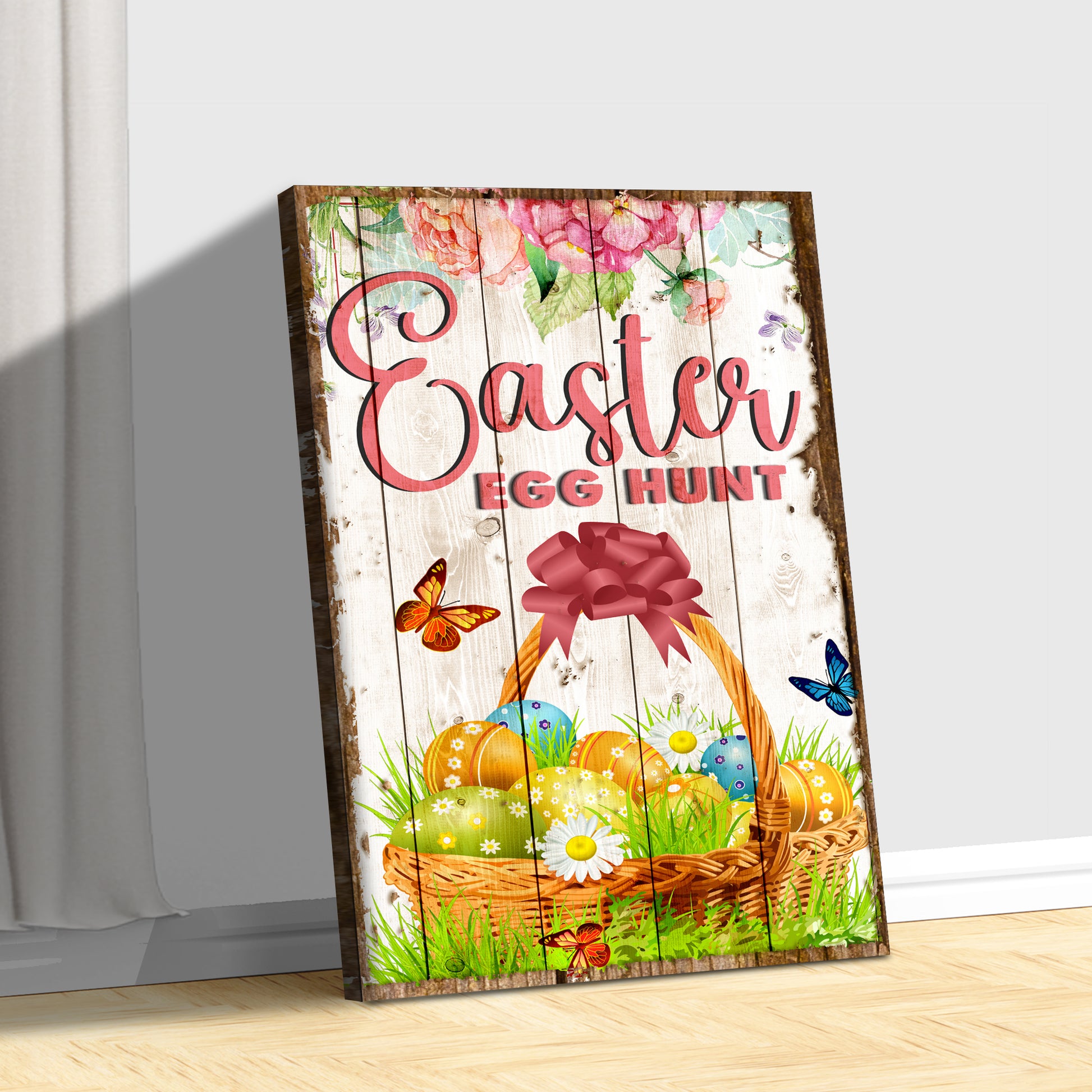 Easter Egg Hunt Sign Style 2 - Image by Tailored Canvases
