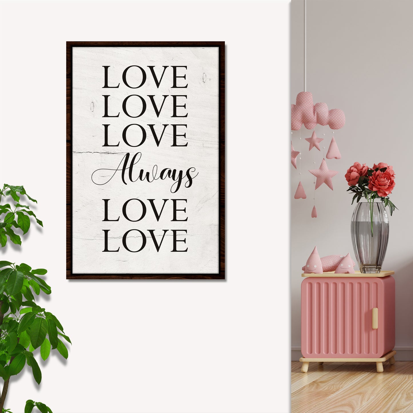Valentine Love Always Sign Style 1 - Image by Tailored Canvases