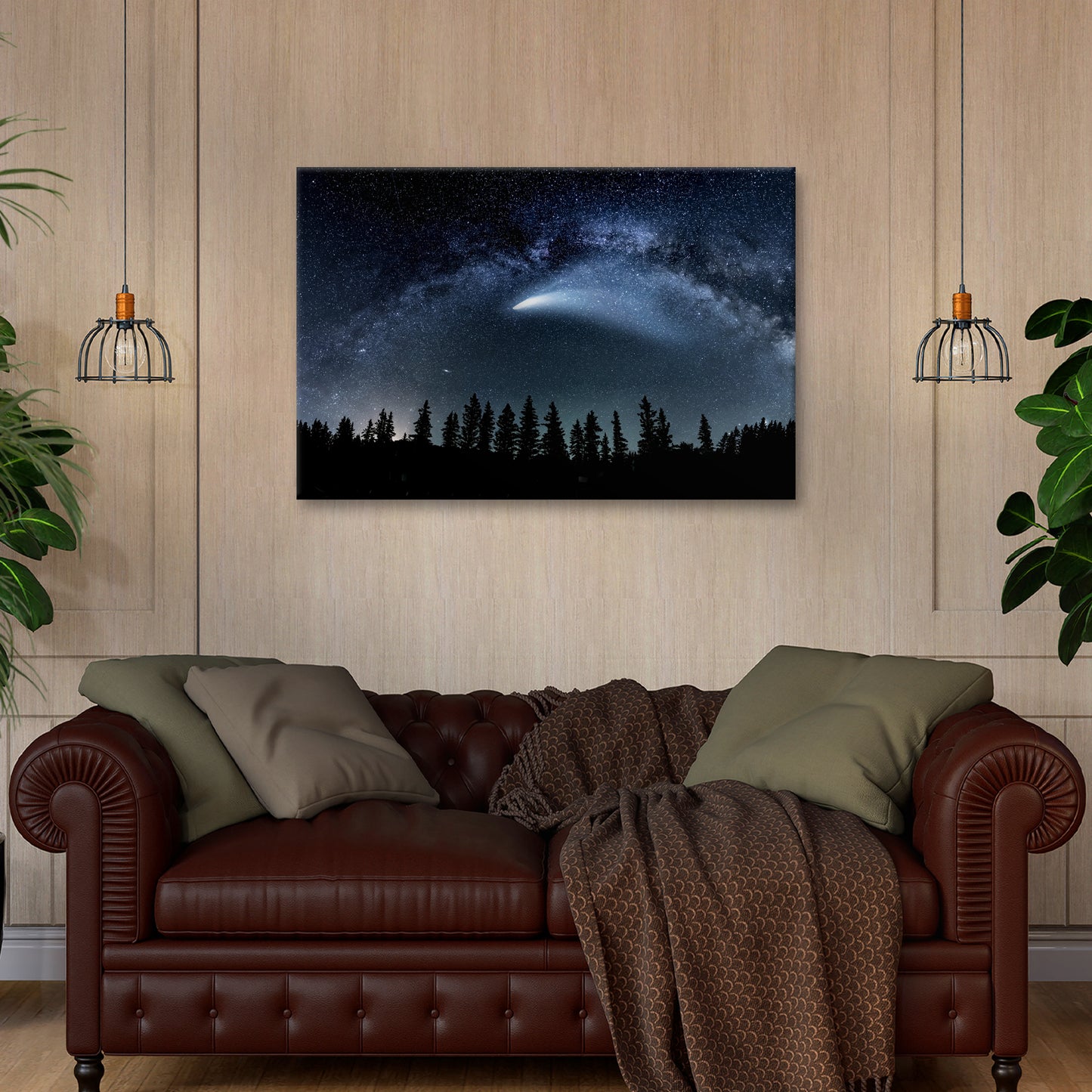 Comet Neowise Canvas Wall Art  - Image by Tailored Canvases