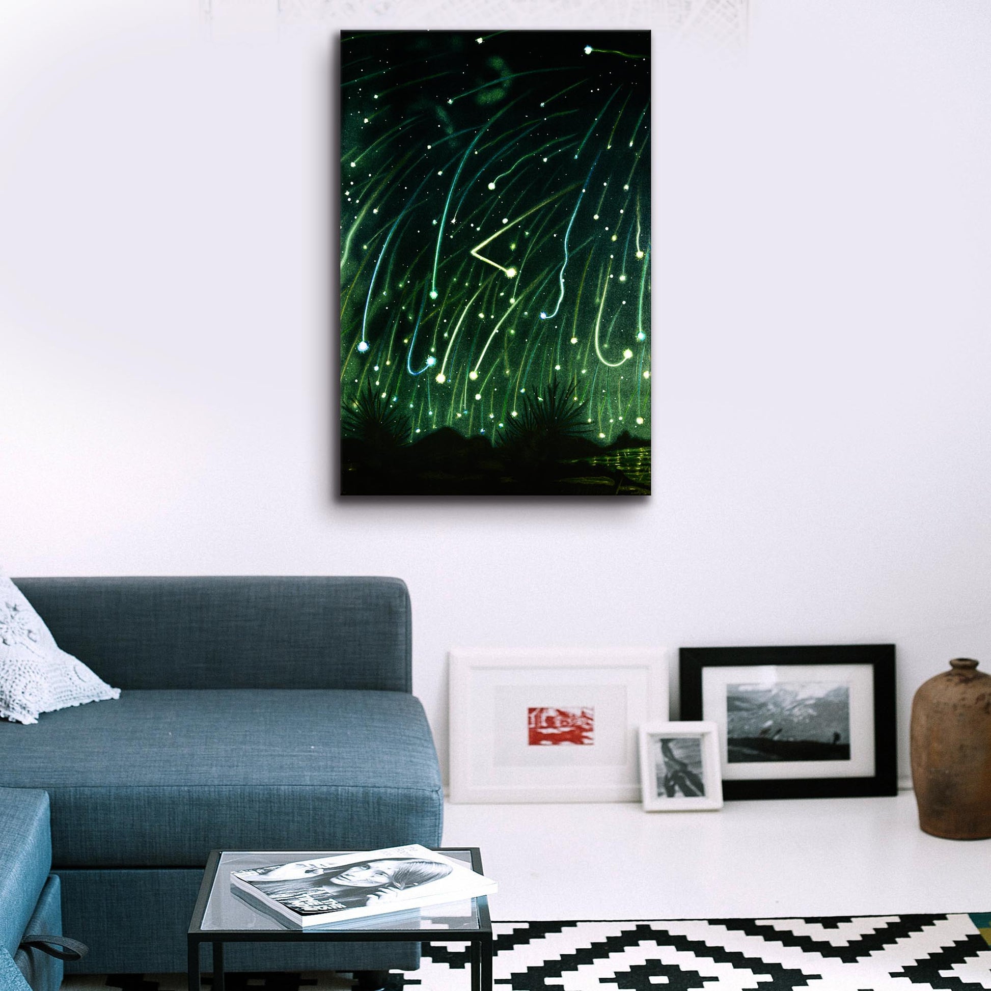 Trouvelot Meteors Canvas Wall Art  - Image by Tailored Canvases