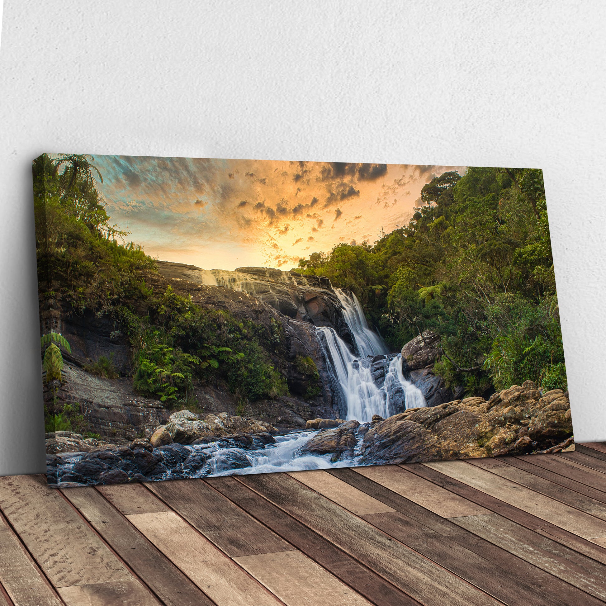 Sunset Nature Wilderness Canvas Wall Art Style 2 - Image by Tailored Canvases