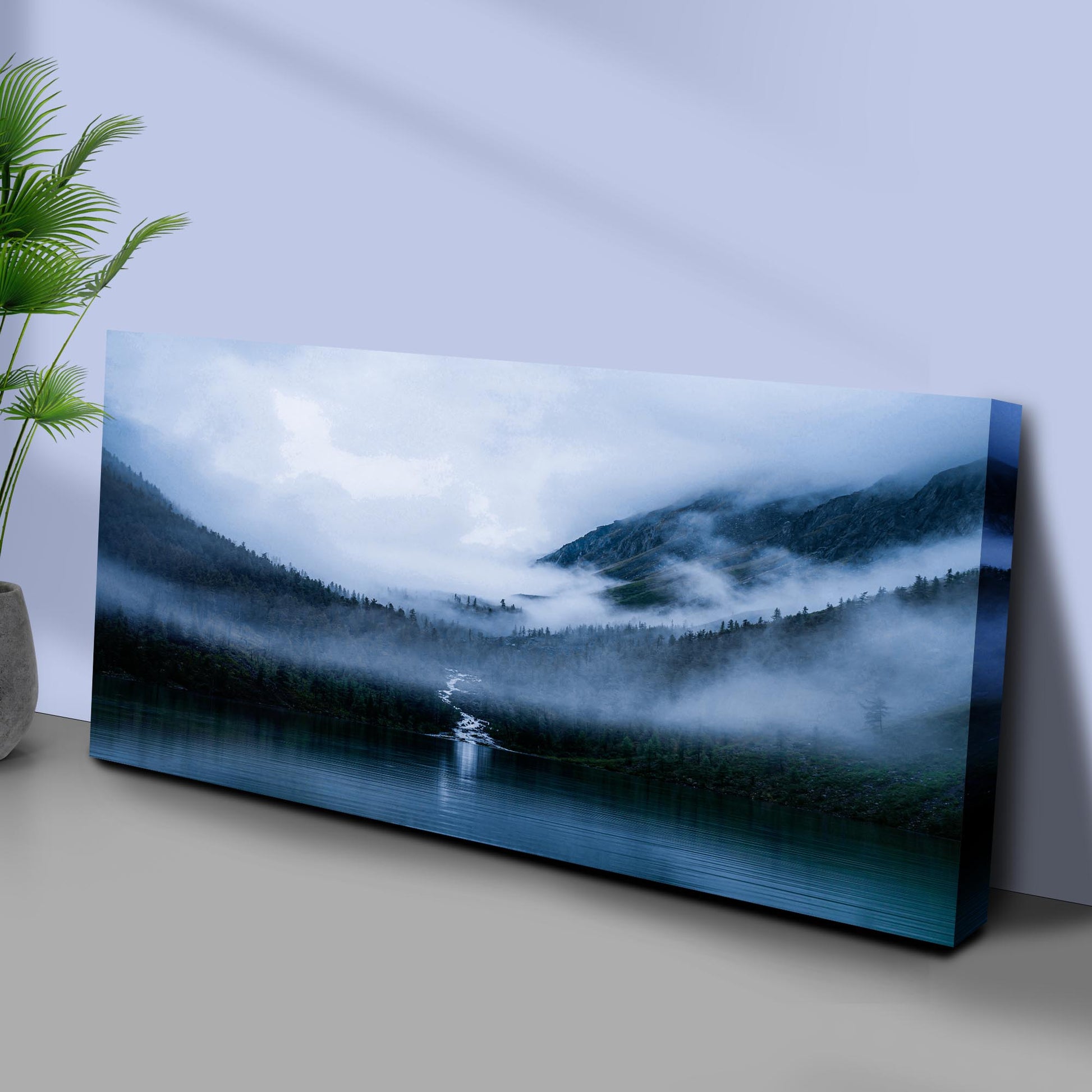Right In The Middle Of Lake Forest Canvas Wall Art Style 2 - Image by Tailored Canvases