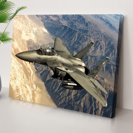 Fighter Plane Canvas Wall Art Style 2 - Image by Tailored Canvases
