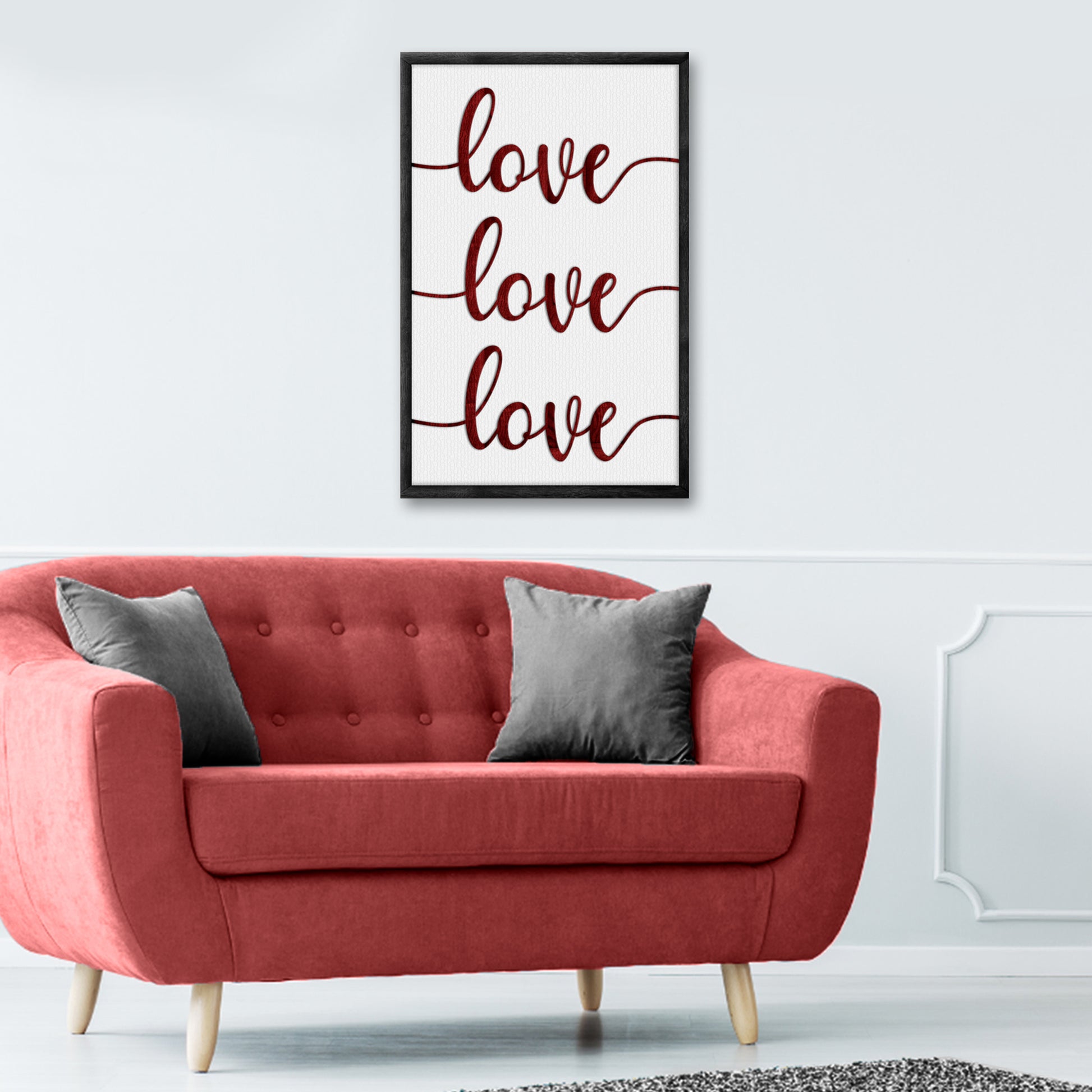 Valentine Sweet Love Letters Sign Style 1 - Image by Tailored Canvases