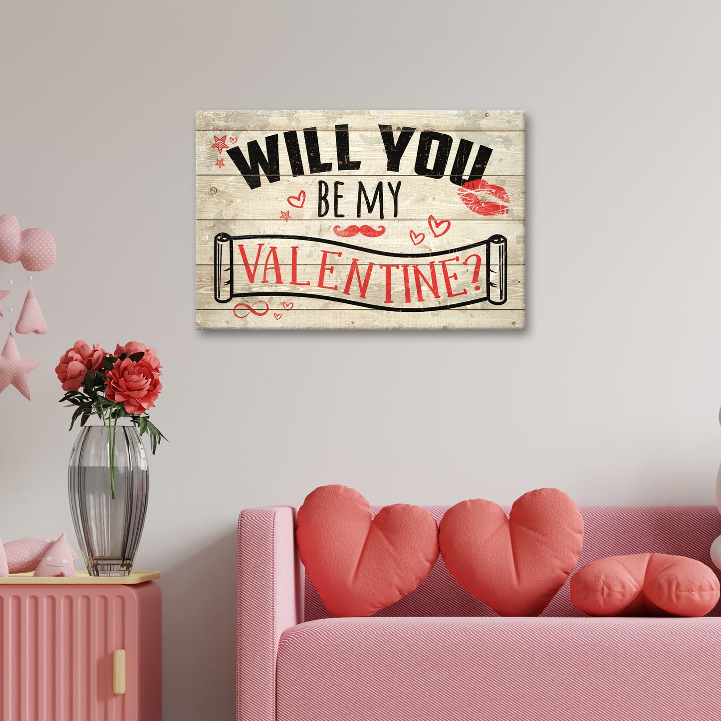 You're My Valentine Sign - Image by Tailored Canvases