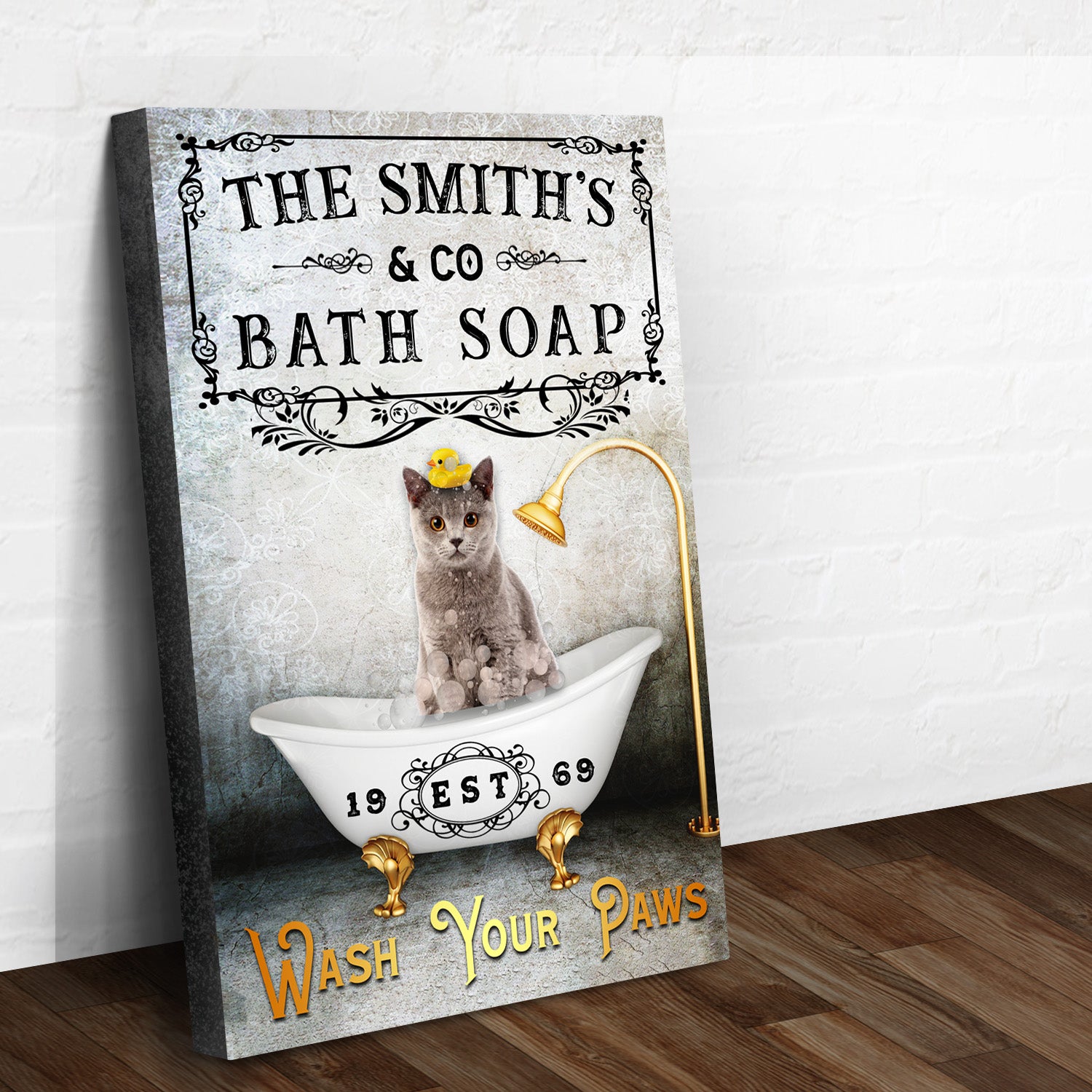 Wash Your Paws Sign Style 2 - Image by Tailored Canvases