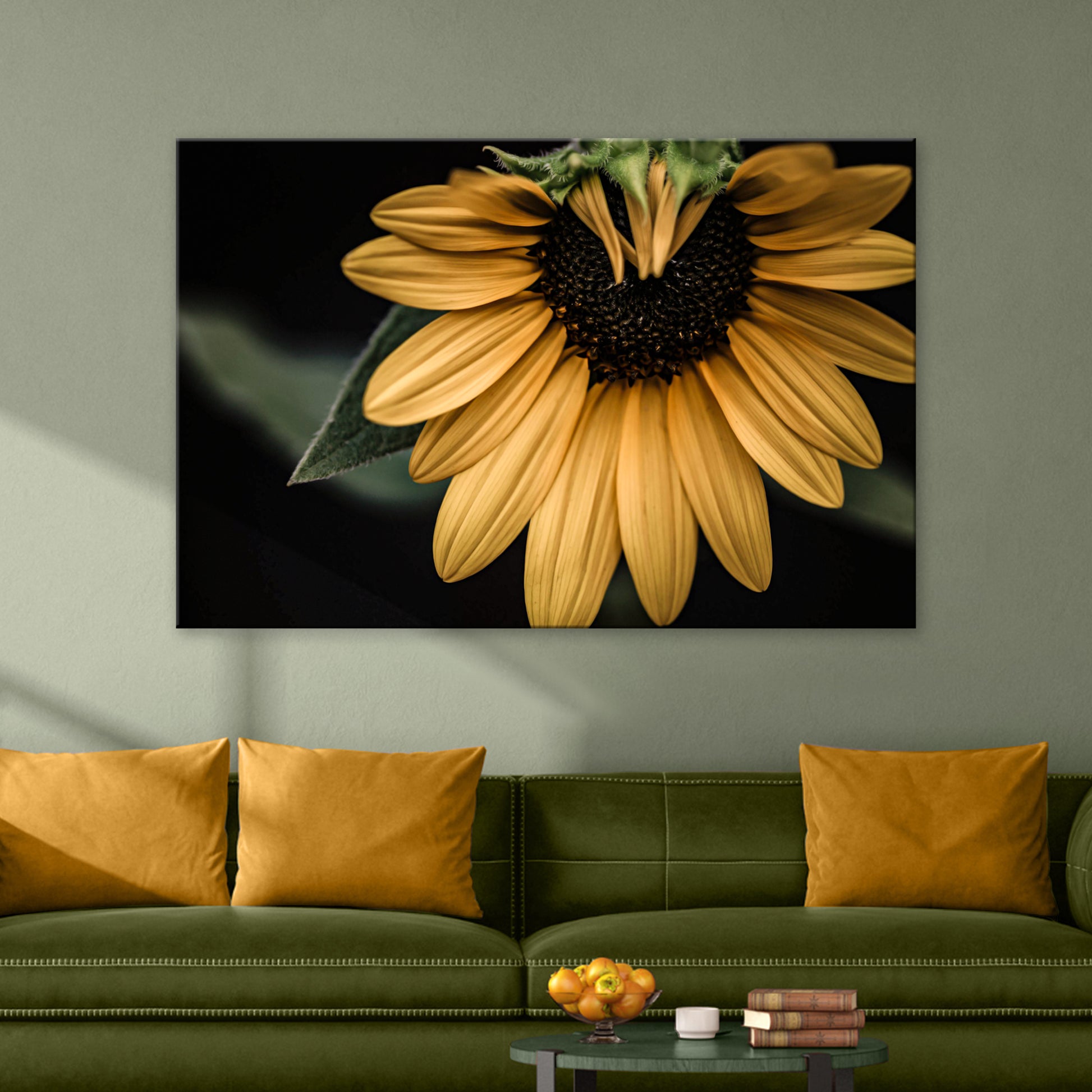 Classic Sunflower Canvas Wall Art Style 2 - Image by Tailored Canvases
