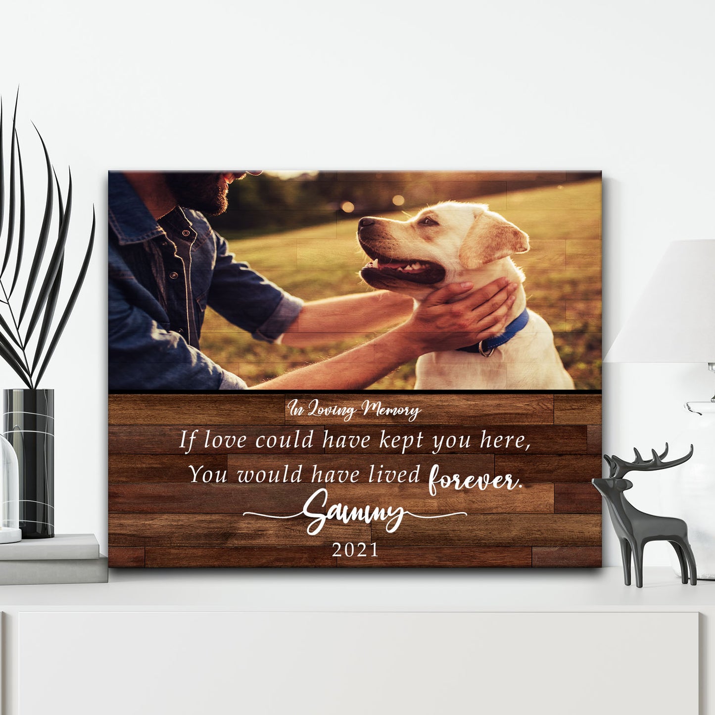 Pet Memorial III Sign Style 2 - Image by Tailored Canvases