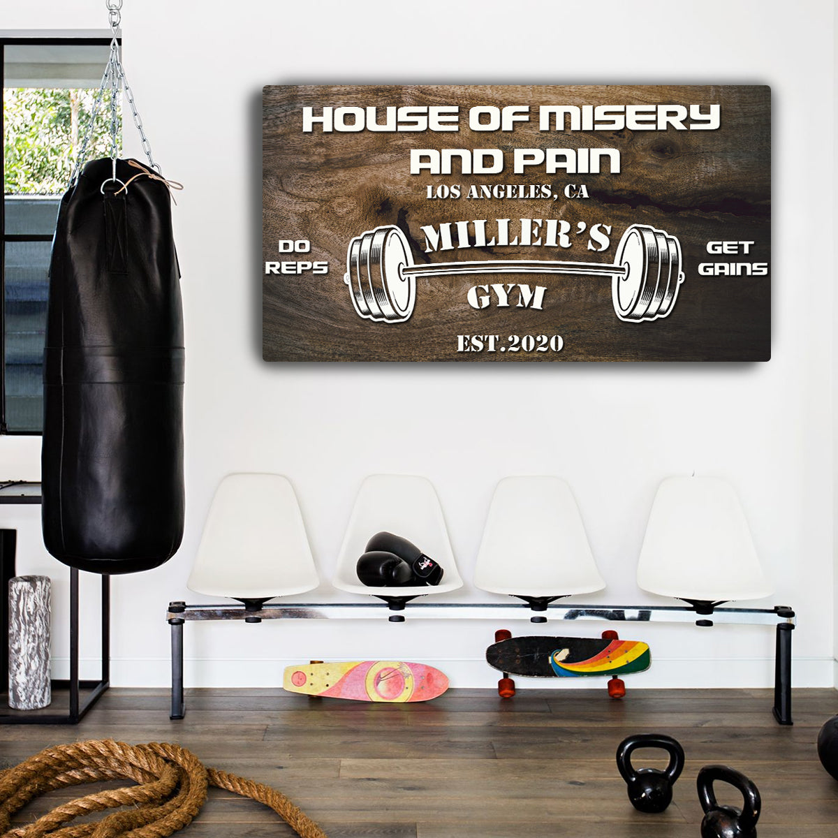 Gym Sign IV - Image by Tailored Canvases