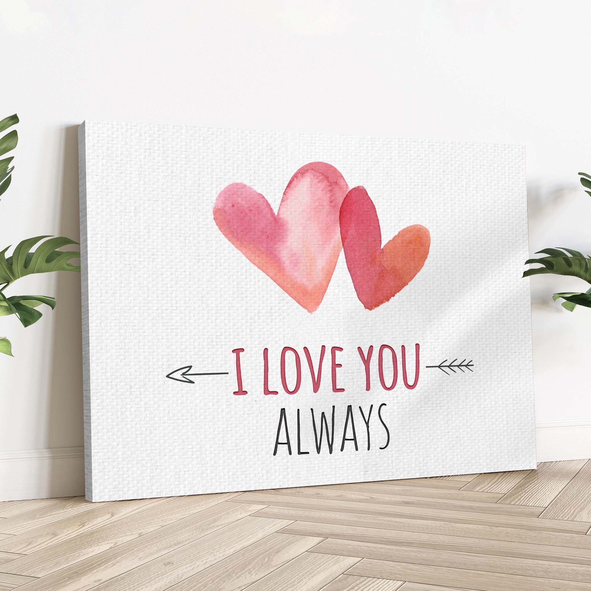 Valentine I Love You Sign Style 2 - Image by Tailored Canvases