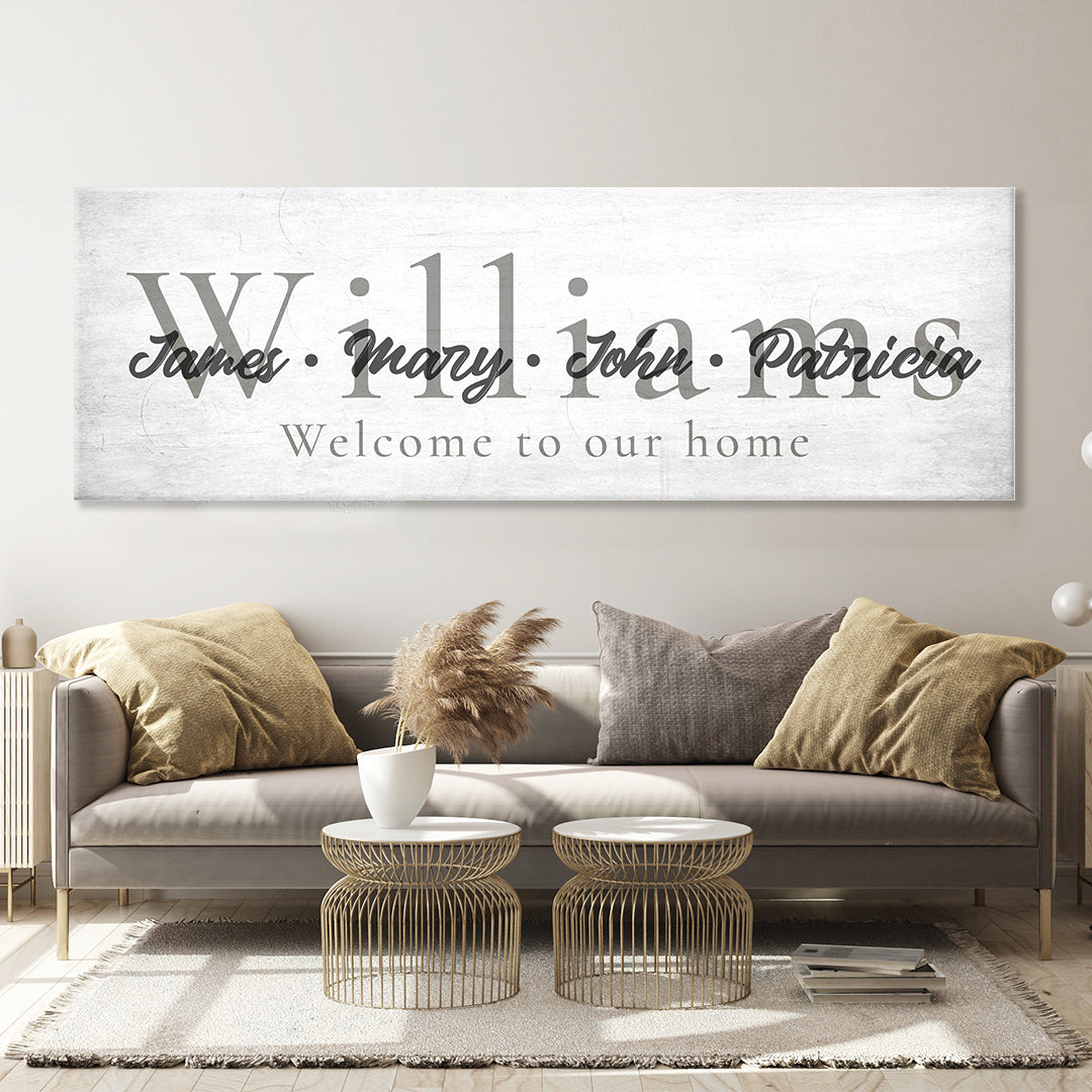 Family Sign XII - Image by Tailored Canvases