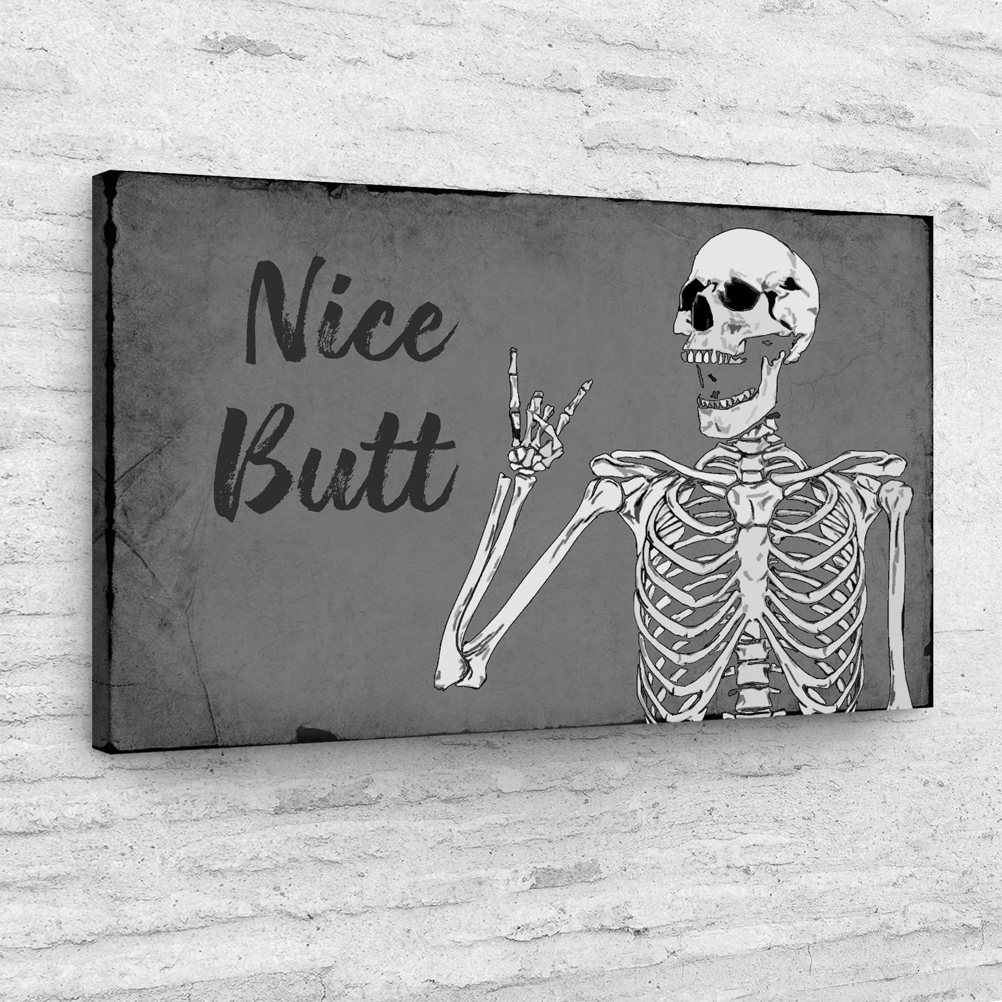 Nice Butt Toilet Sign Style 2 - Image by Tailored Canvases