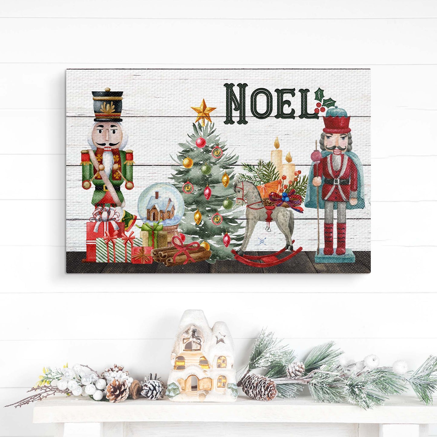 Nutcrackers Noel Sign