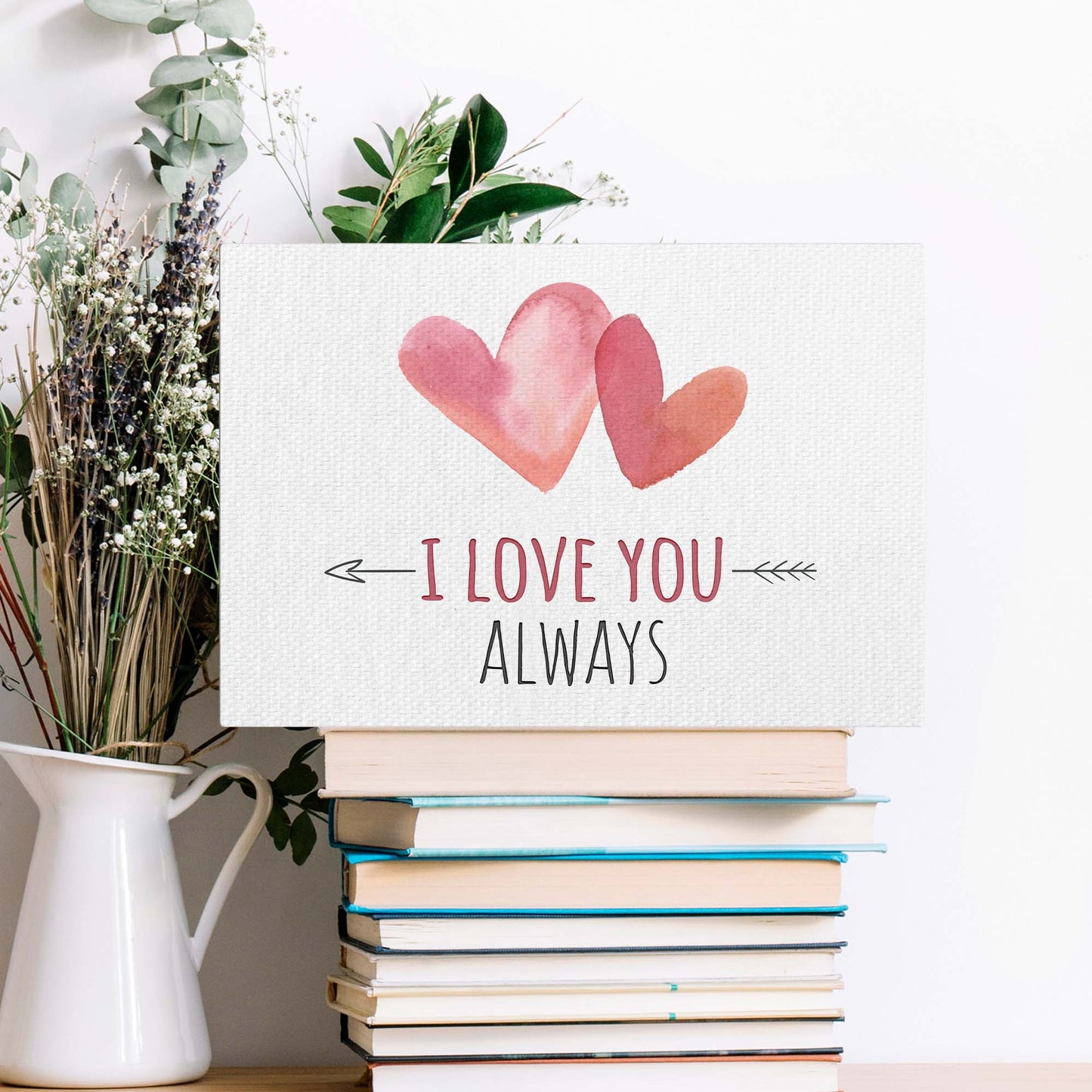 Valentine I Love You Sign Style 1 - Image by Tailored Canvases