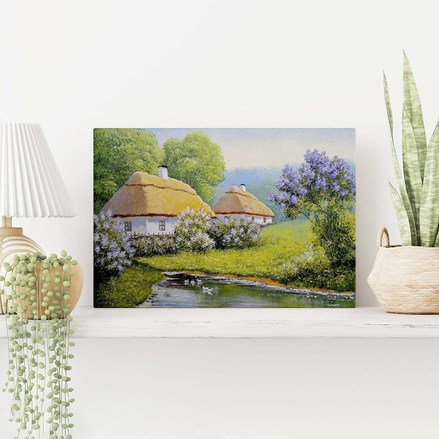Cottage Canvas Wall Art III Style 1 - Image by Tailored Canvases