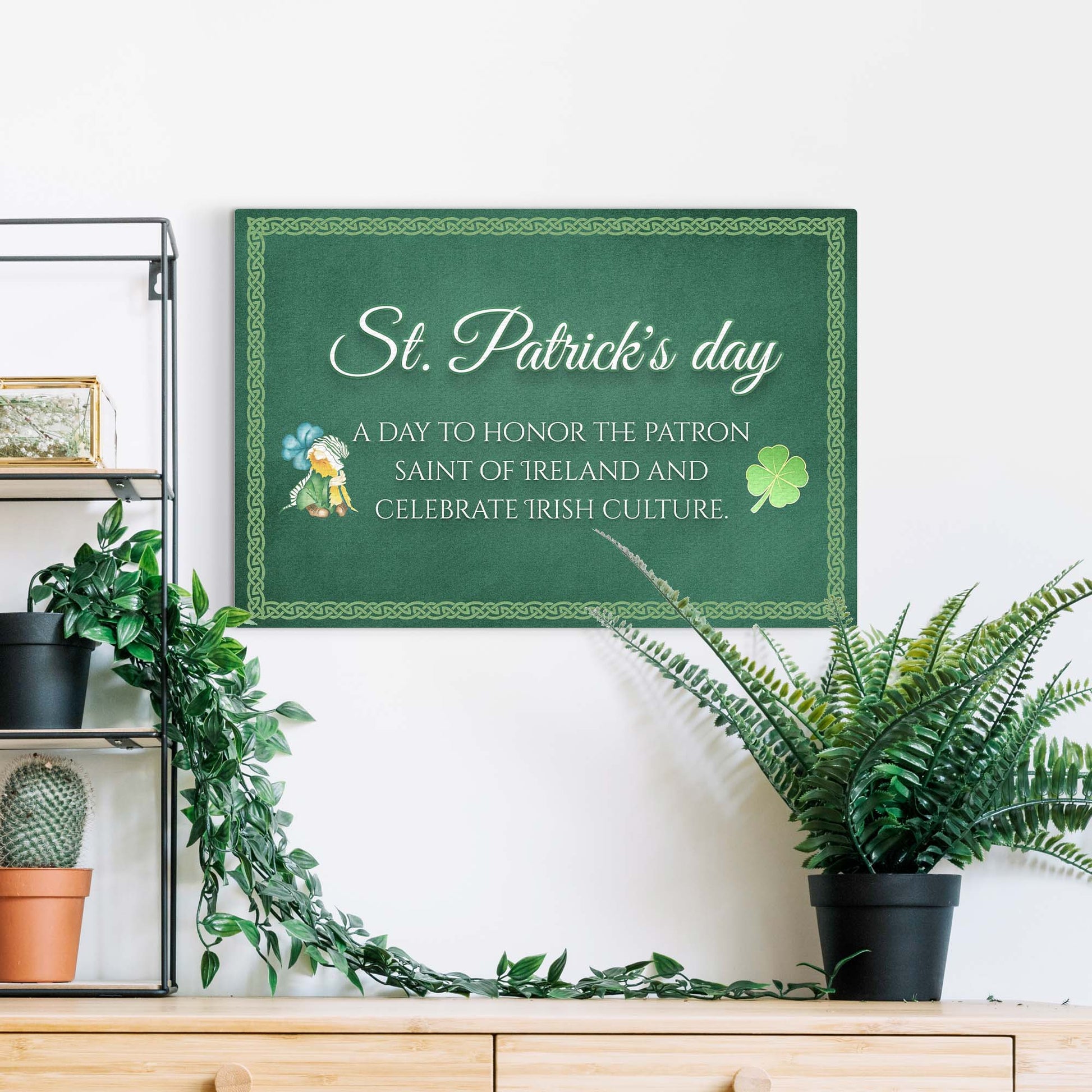 St. Patrick's Day Sign II - Image by Tailored Canvases
