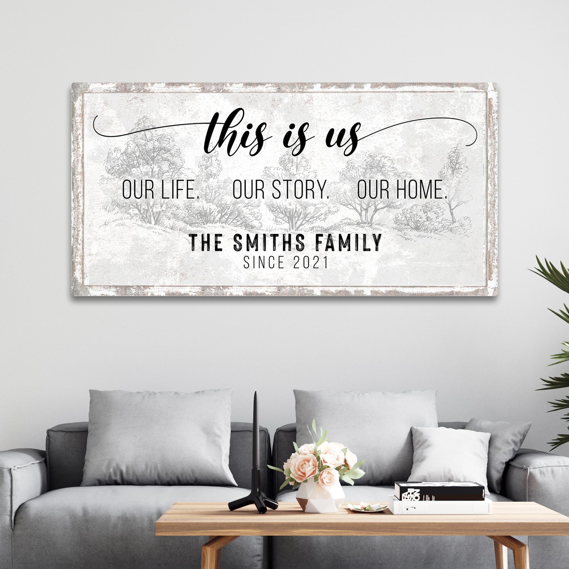 This Is Us Sign III Style 1 - Image by Tailored Canvases