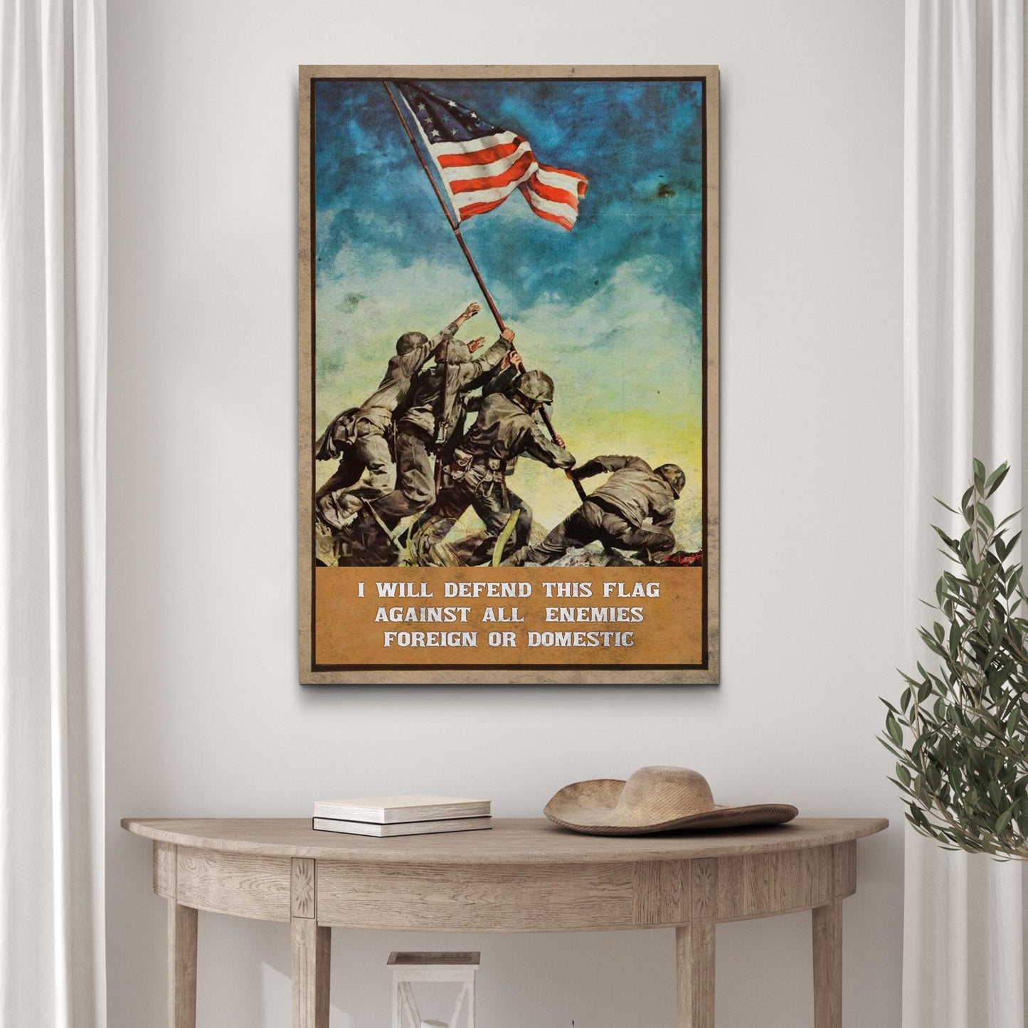 Defend This Flag Sign II - Image by Tailored Canvases