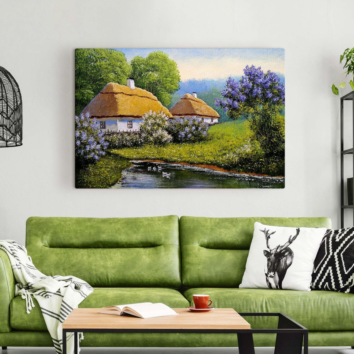 Cottage Canvas Wall Art III - Image by Tailored Canvases
