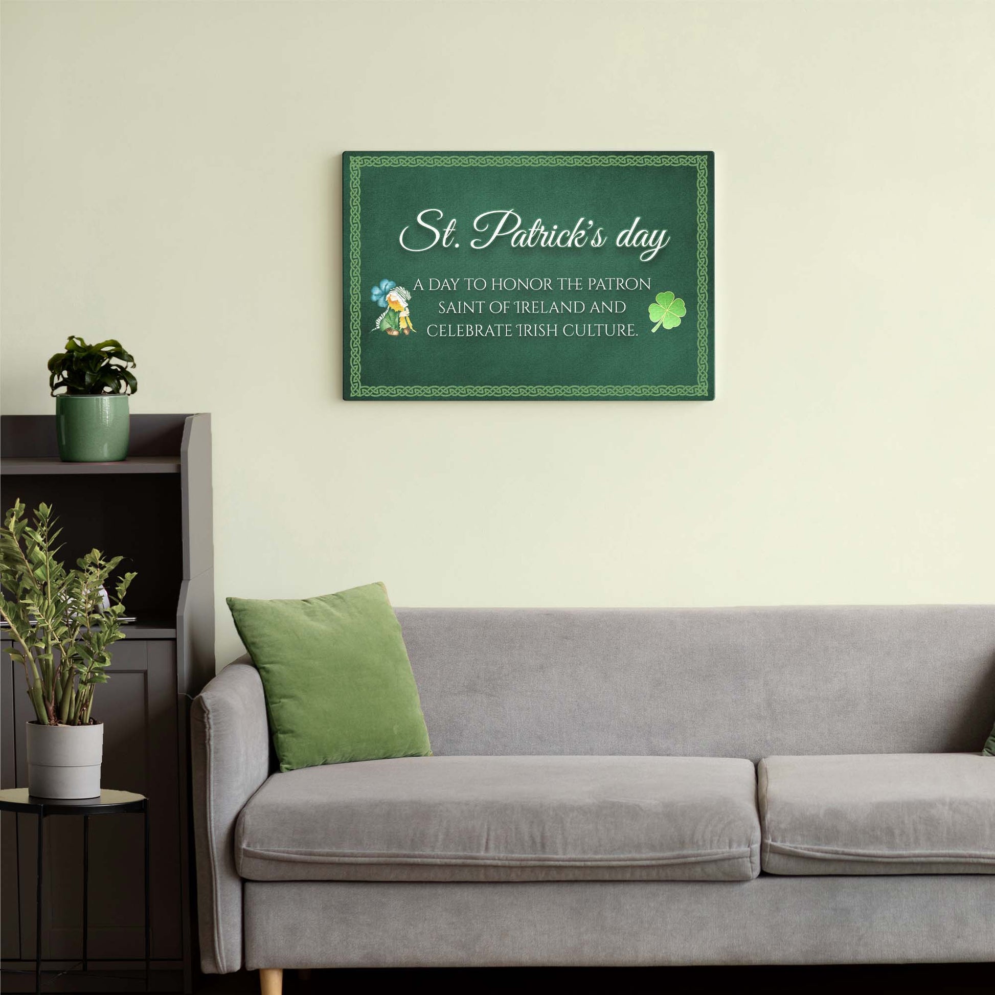 St. Patrick's Day Sign II Style 1 - Image by Tailored Canvases