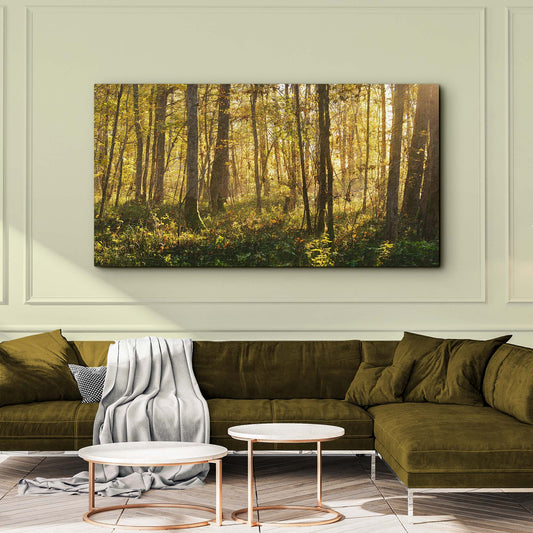 Silent Forest Trees Canvas Wall Art Style 2 - Image by Tailored Canvases