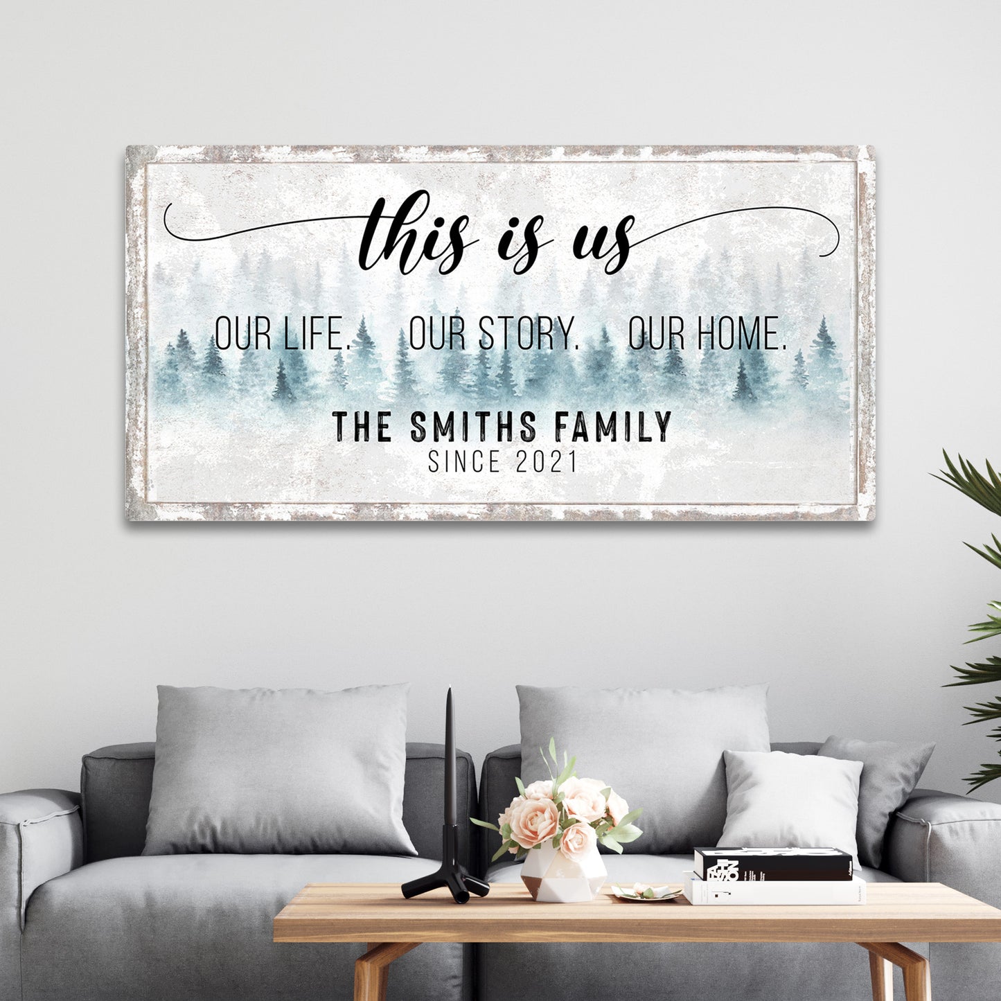 This Is Us Sign III Style 2 - Image by Tailored Canvases
