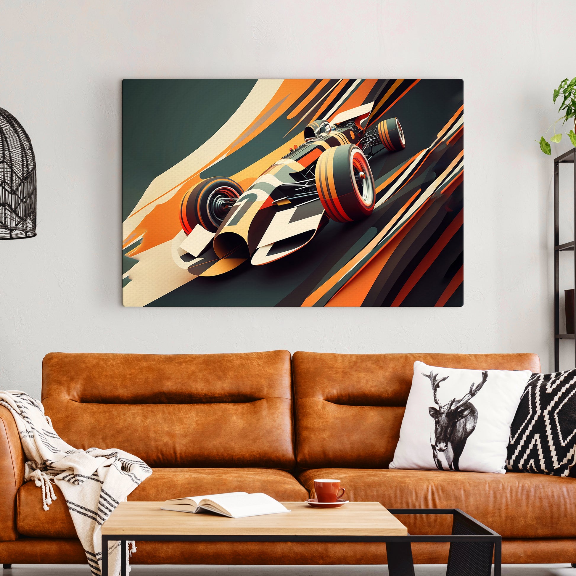 Race Track Speedway Motor Sport Canvas Wall Art  - Image by Tailored Canvases