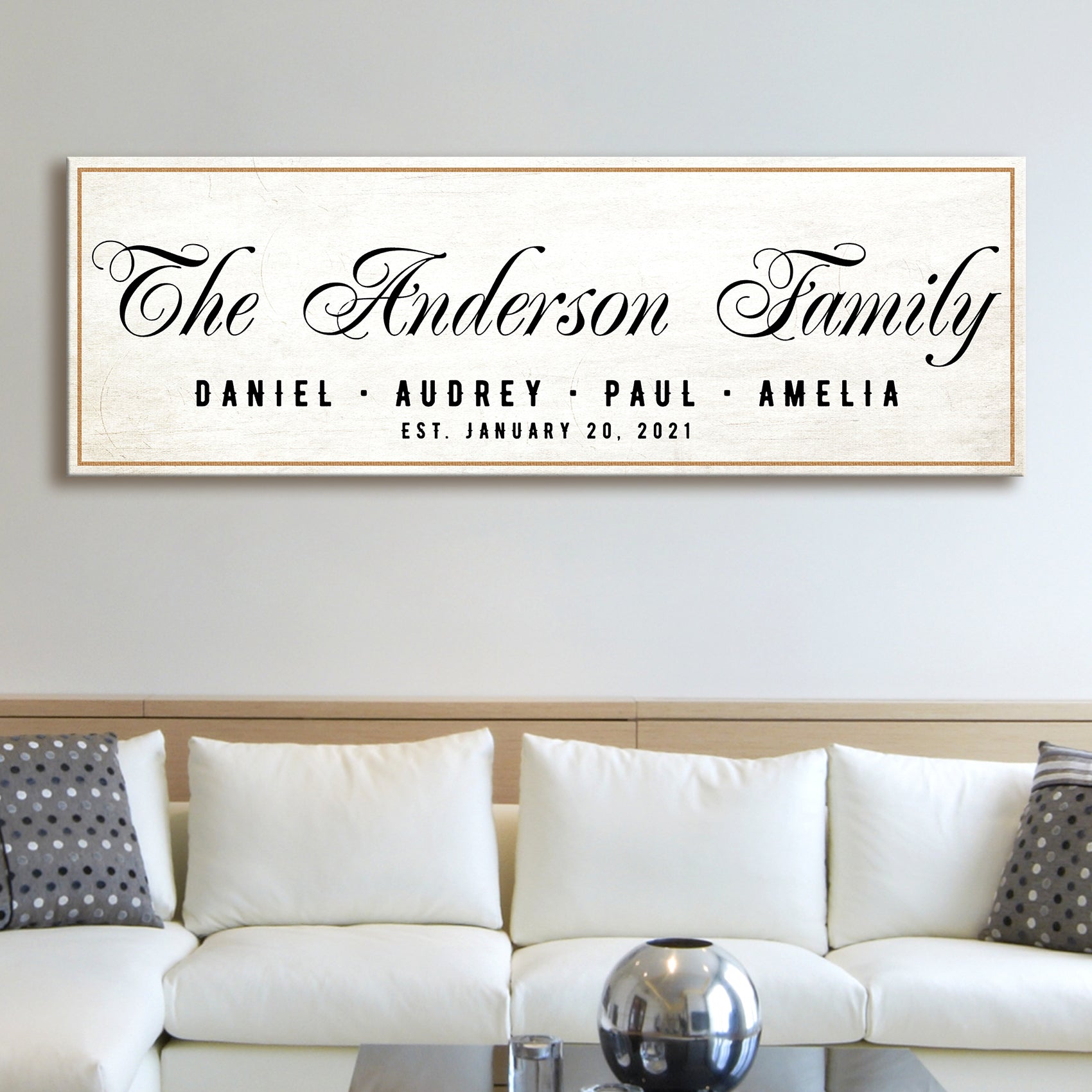 Family Sign VIII - Image by Tailored Canvases 