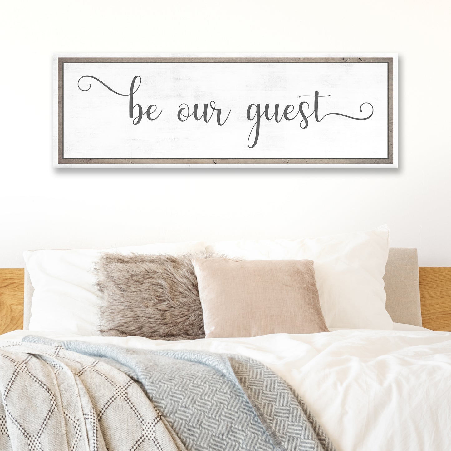 Be Our Guest Sign - Image by Tailored Canvases