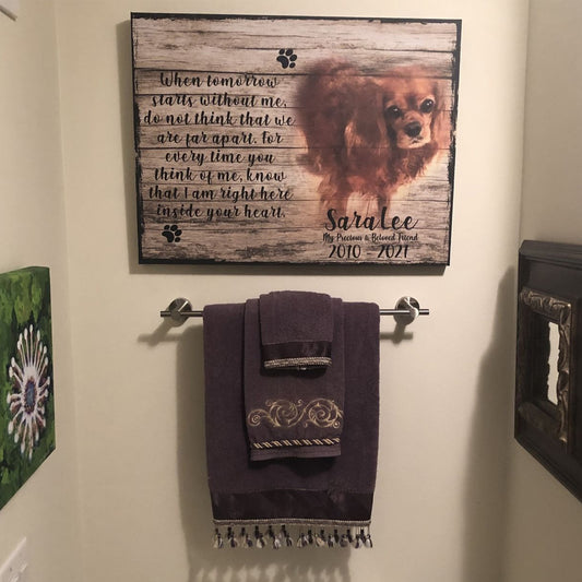 Pet Memorial Sign II - Image by Tailored Canvases