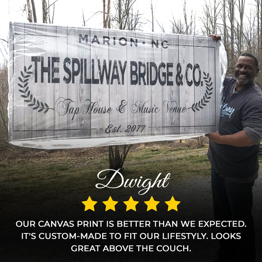 Bar and Grill Sign IV Style 2 - Image by Tailored Canvases